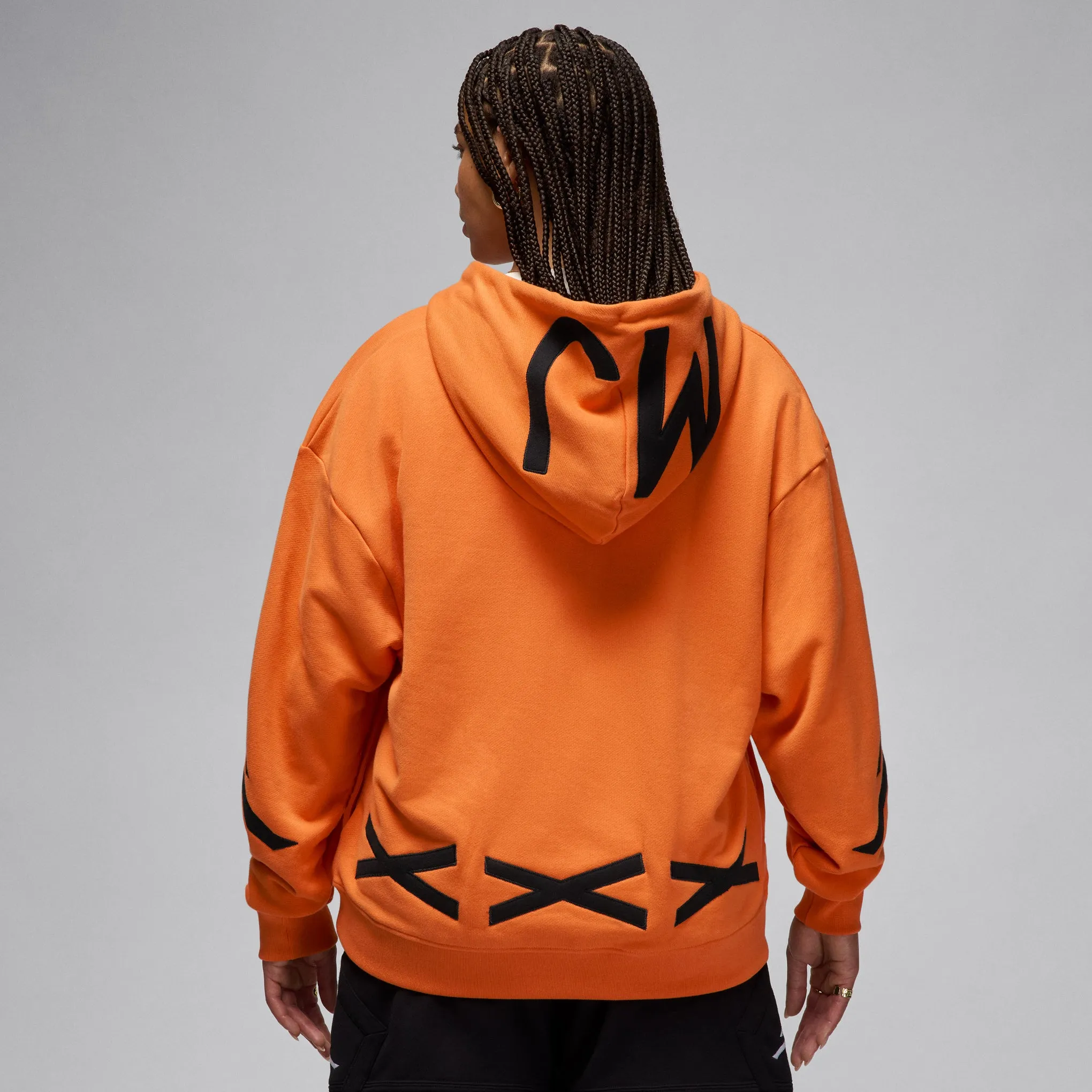 Jordan Brand x Nina Chanel Abney Fleece Hoodie - Alpha Orange sold by Moma product image thumbnail 4