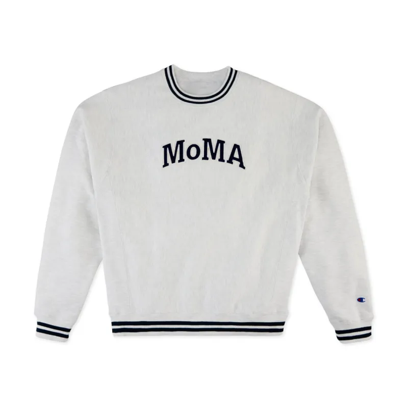 MoMA Champion Striped Sweatshirt sold by Moma