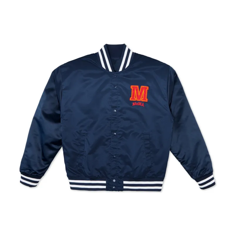 MoMA Champion Satin Bomber Jacket sold by Moma