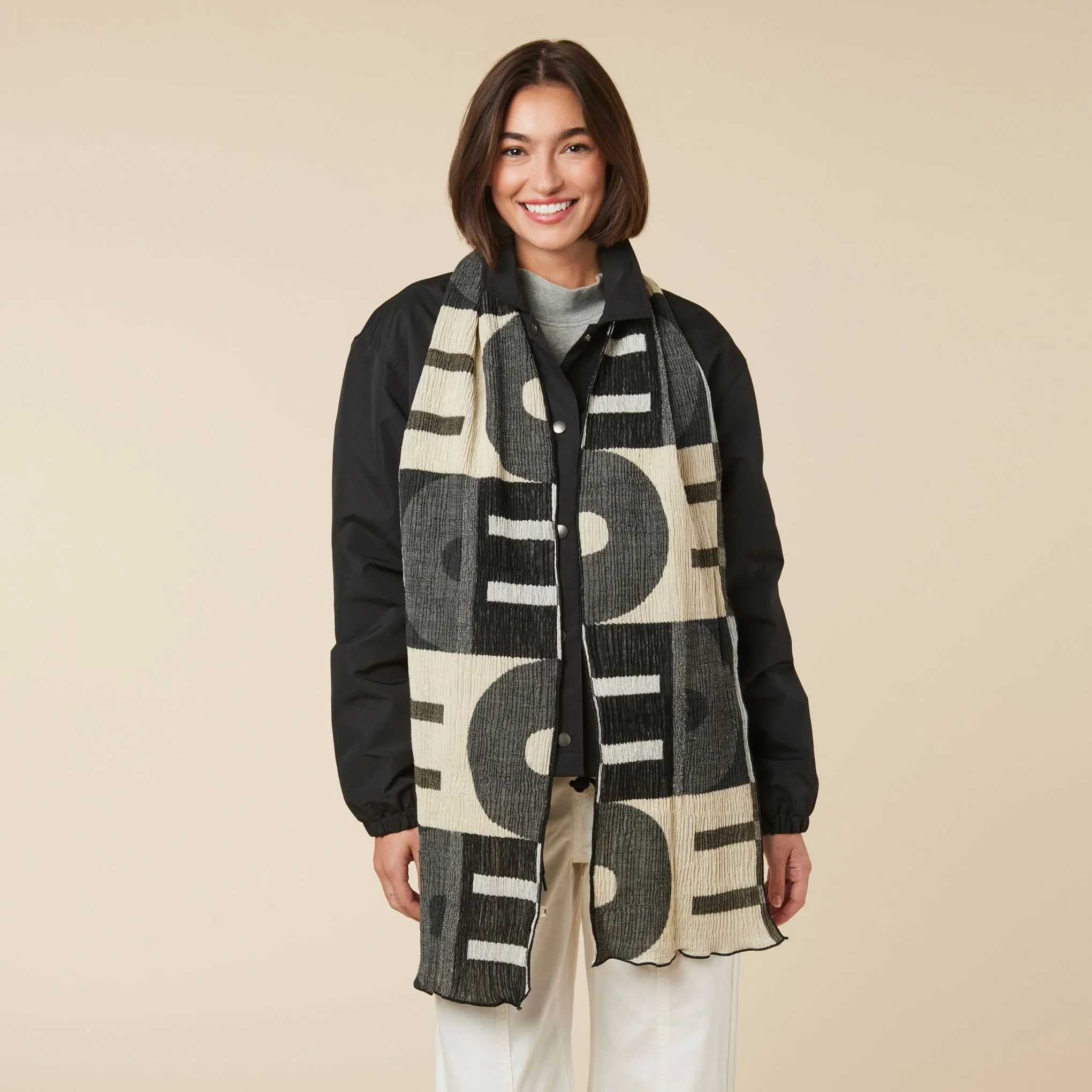 Nuno Discus Wool-Blend Scarf sold by Moma product image thumbnail 4