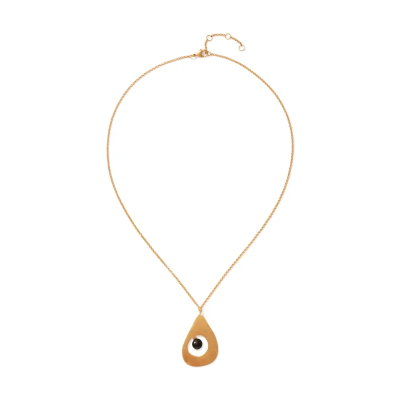 Joan Miró Gold-Plated Teardrop Necklace sold by Moma