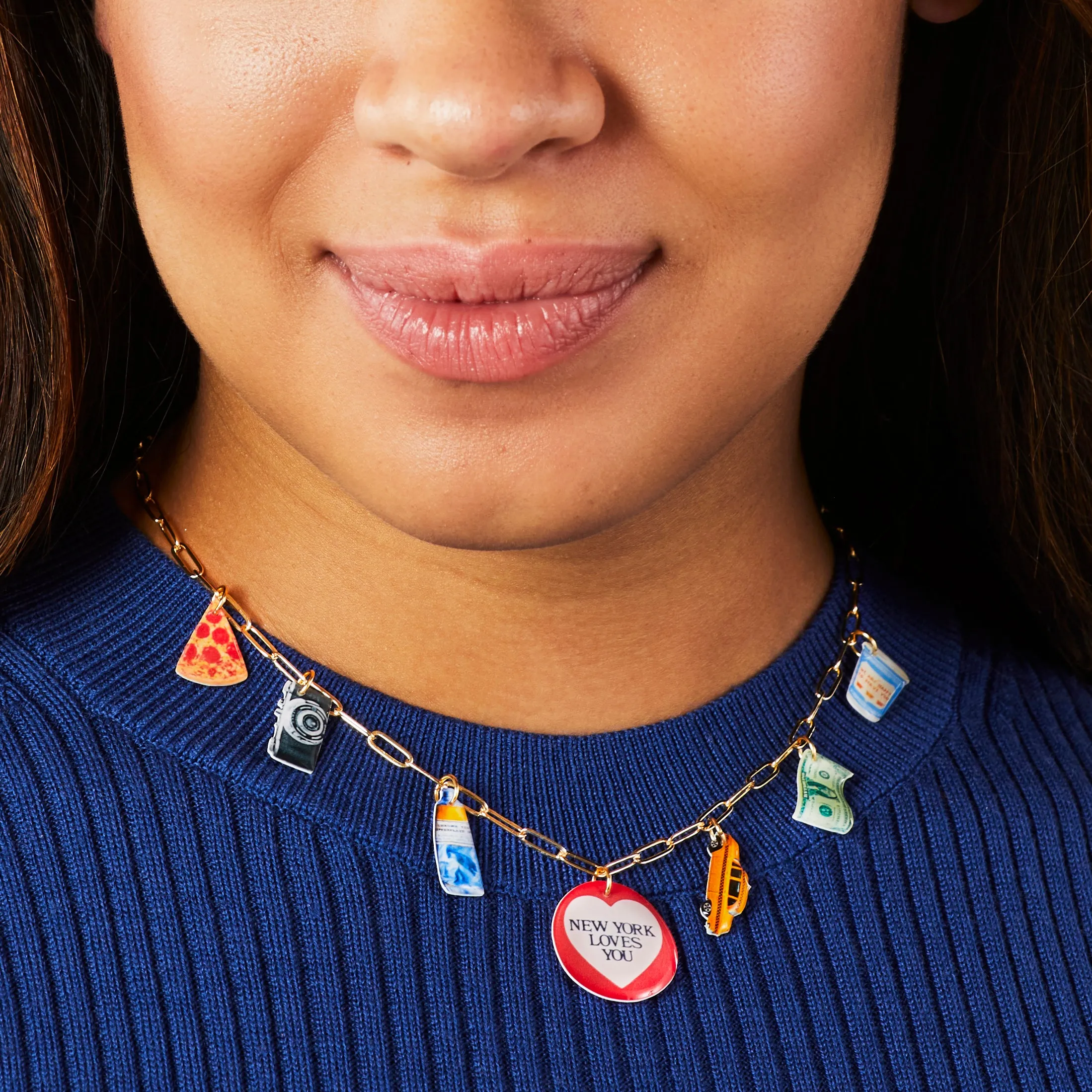 Haricot Vert NYC Charm Necklace sold by Moma product image thumbnail 5