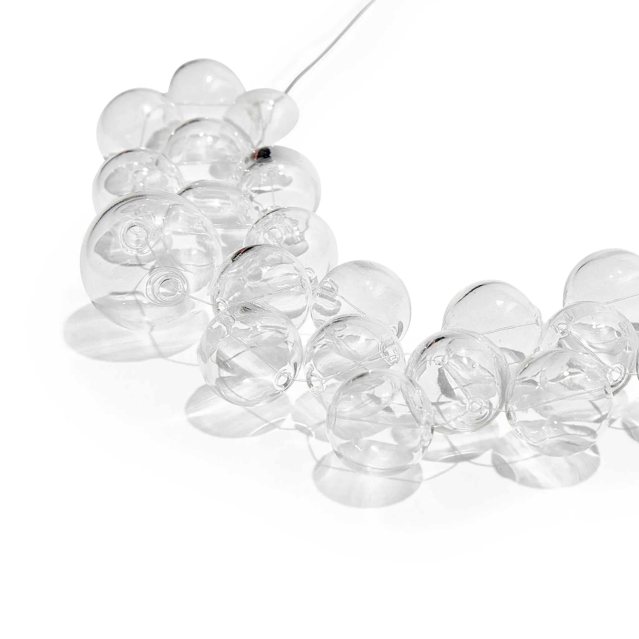 Glass Bubble Necklace - Transparent sold by Moma product image thumbnail 3