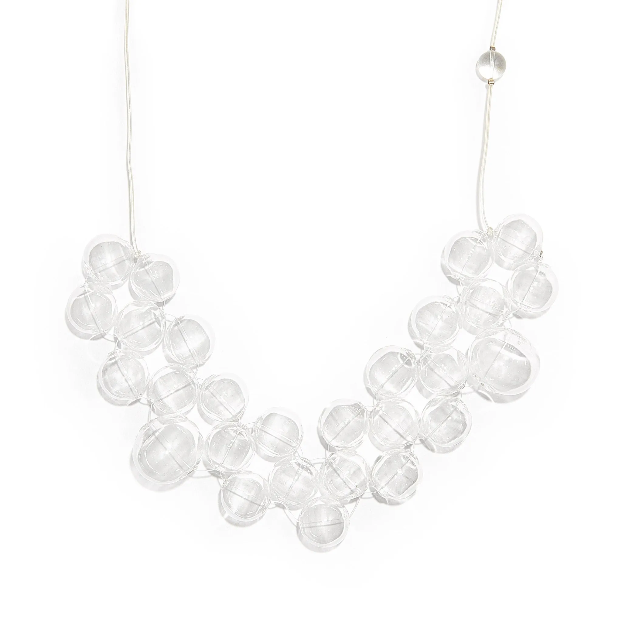 Glass Bubble Necklace - Transparent sold by Moma product image thumbnail 2