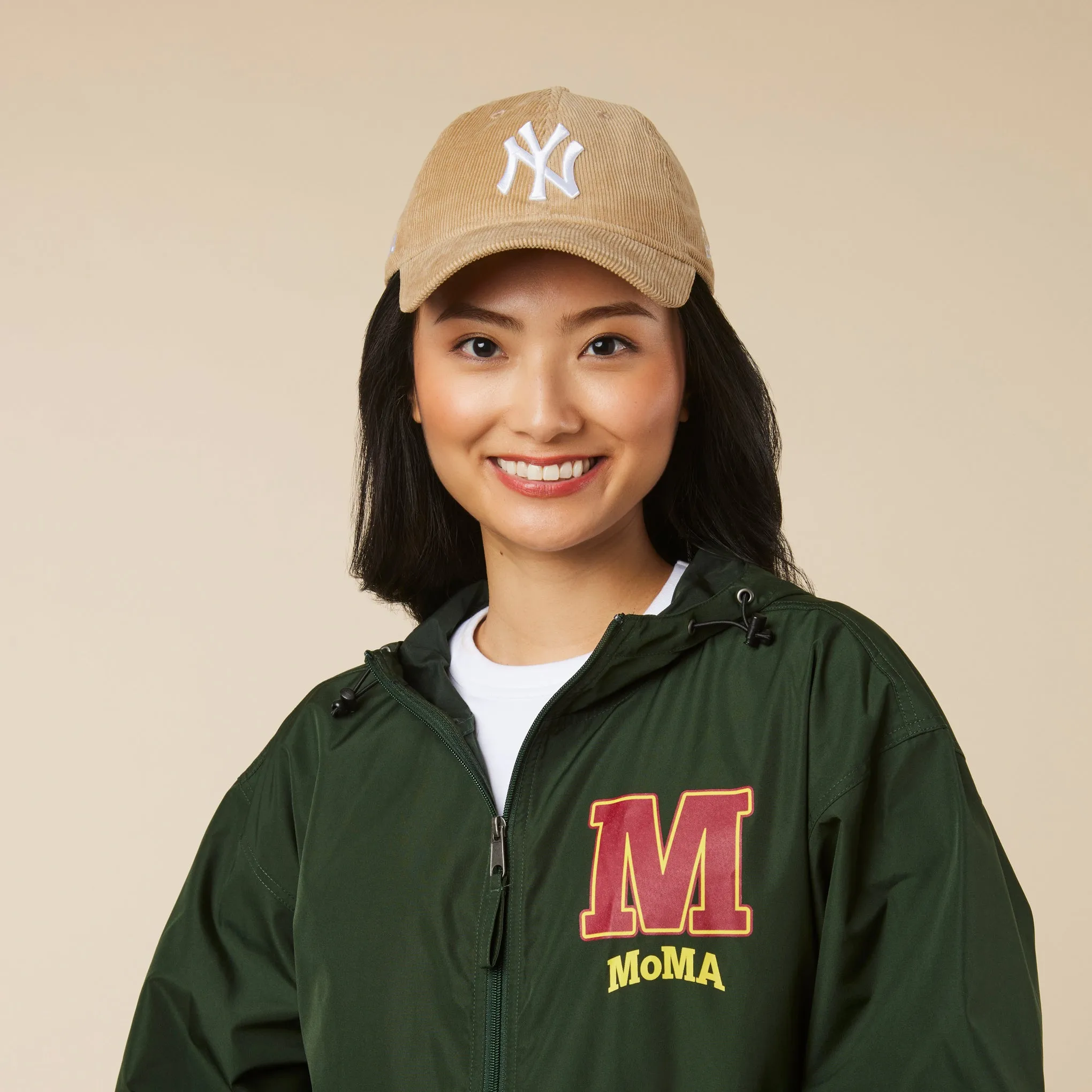MoMA NY Yankees 9TWENTY Corduroy Adjustable Baseball Cap - Camel sold by Moma product image thumbnail 2