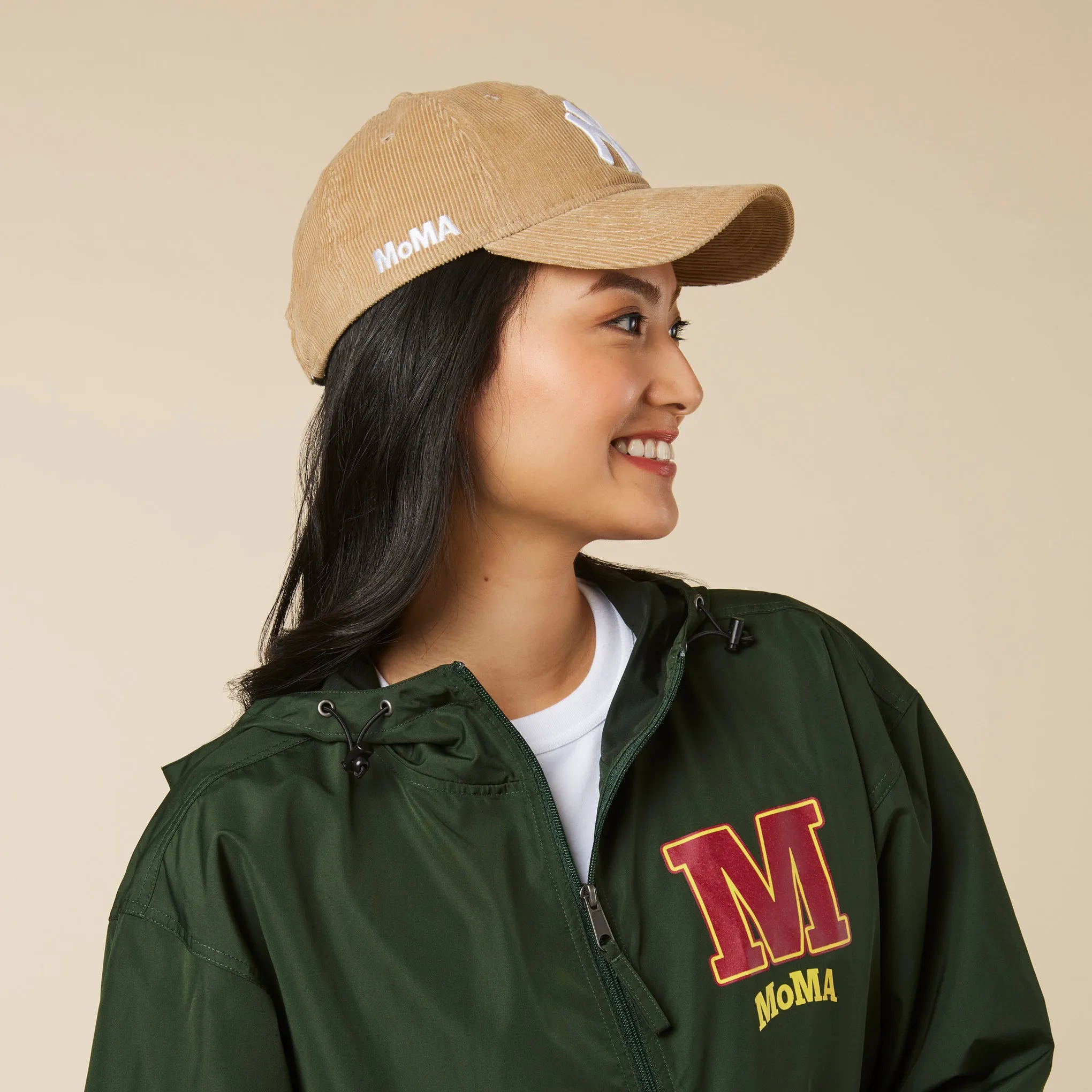 MoMA NY Yankees 9TWENTY Corduroy Adjustable Baseball Cap - Camel sold by Moma product image thumbnail 4