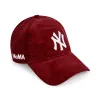 MoMA NY Yankees 9TWENTY Corduroy Adjustable Baseball Cap - Maroon sold by Moma
