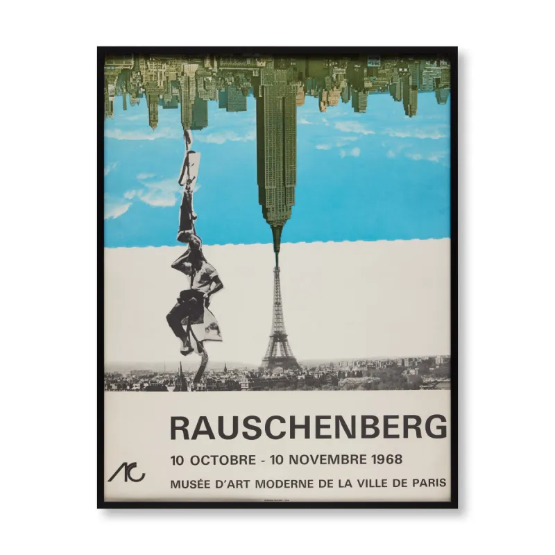 Robert Rauschenberg Musee d'Art Moderne Paris Framed Poster sold by Moma