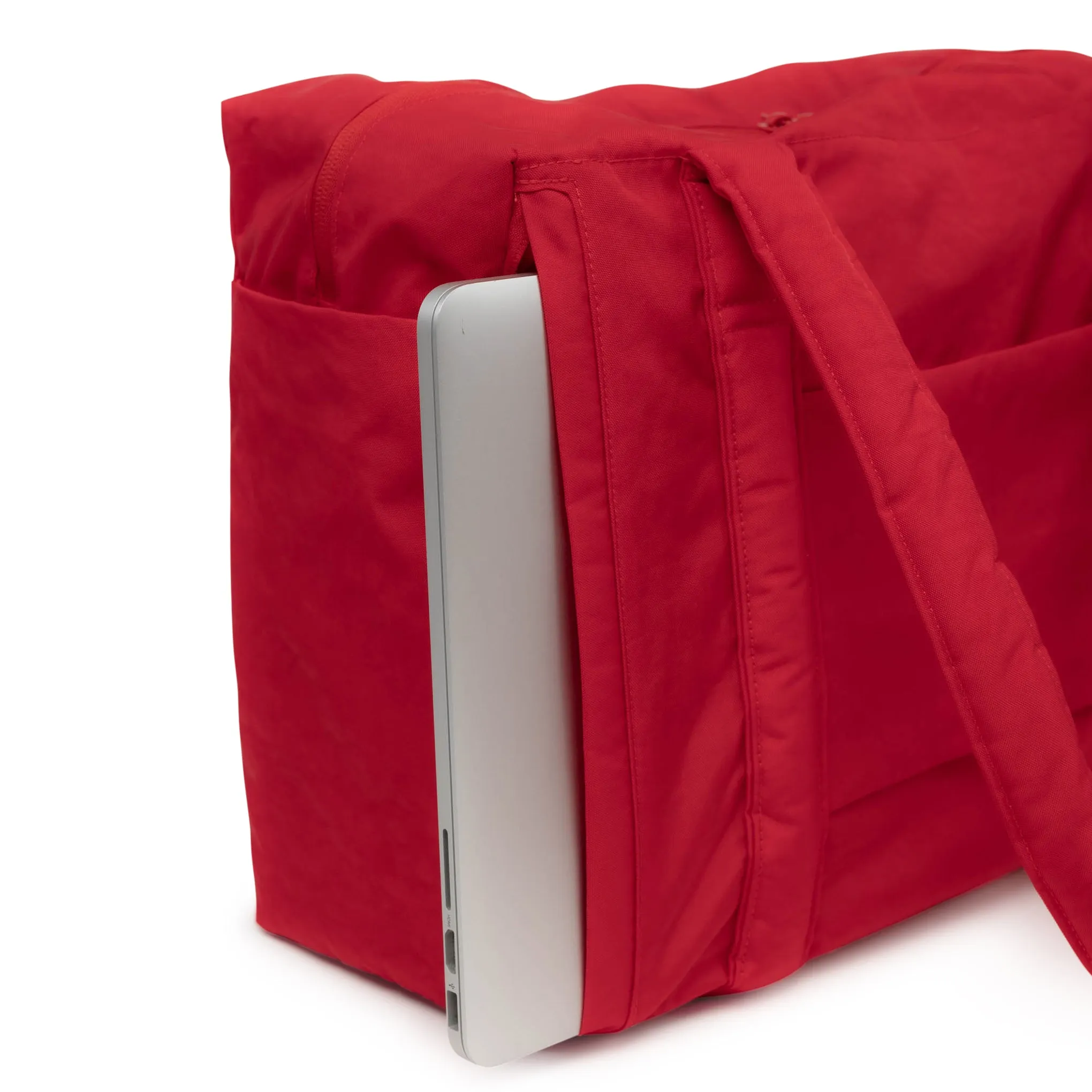 Baggu Recycled Nylon Small Cloud Carry-On Bag - Candy Apple sold by Moma product image thumbnail 3