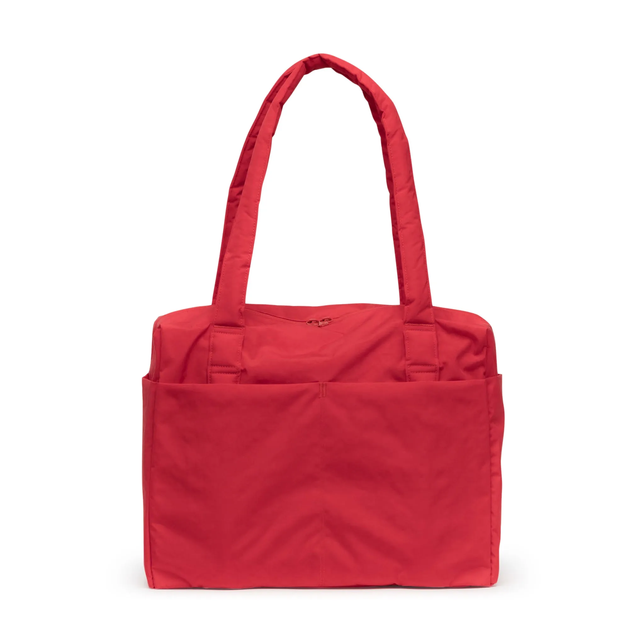 Baggu Recycled Nylon Small Cloud Carry-On Bag - Candy Apple sold by Moma