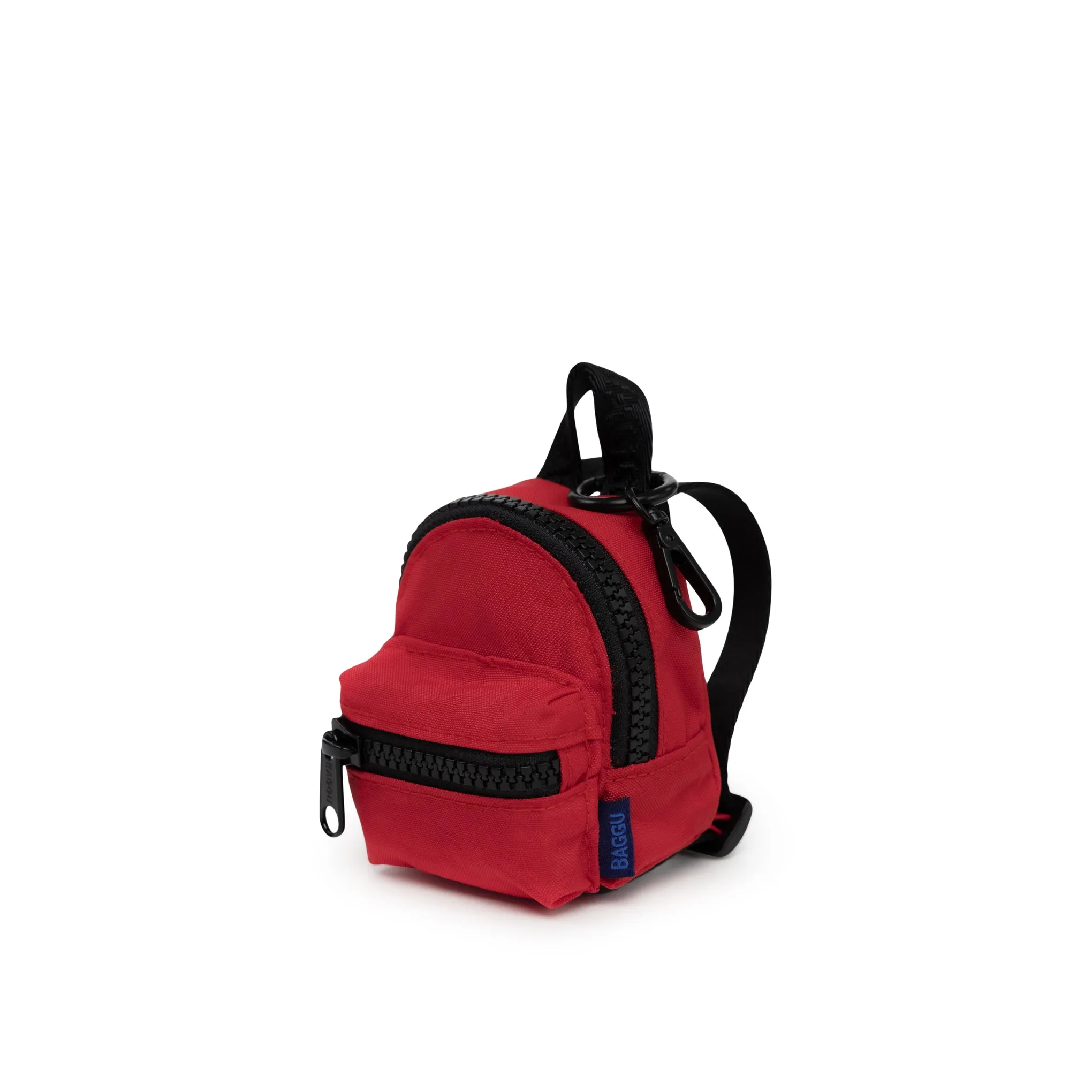 Baggu Mini Bag Charm Keyring - Candy Apple sold by Moma