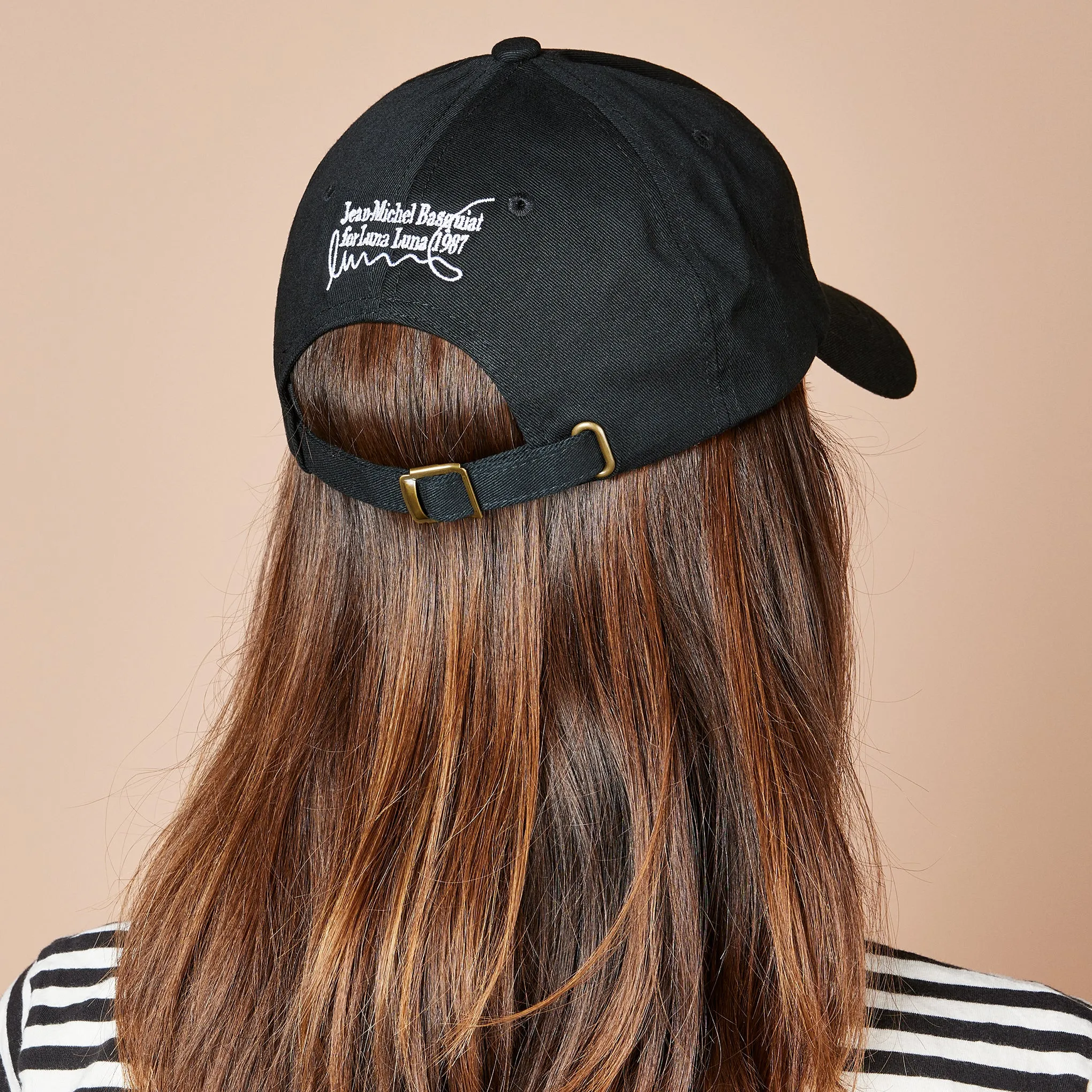 Luna Luna Jean-Michel Basquiat Lunatic Adjustable Baseball Cap sold by Moma product image thumbnail 4