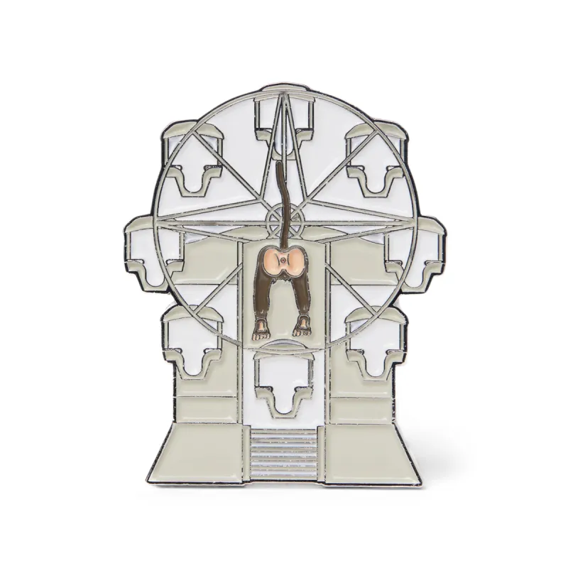 Luna Luna Jean-Michel Basquiat Ferris Wheel Pin sold by Moma