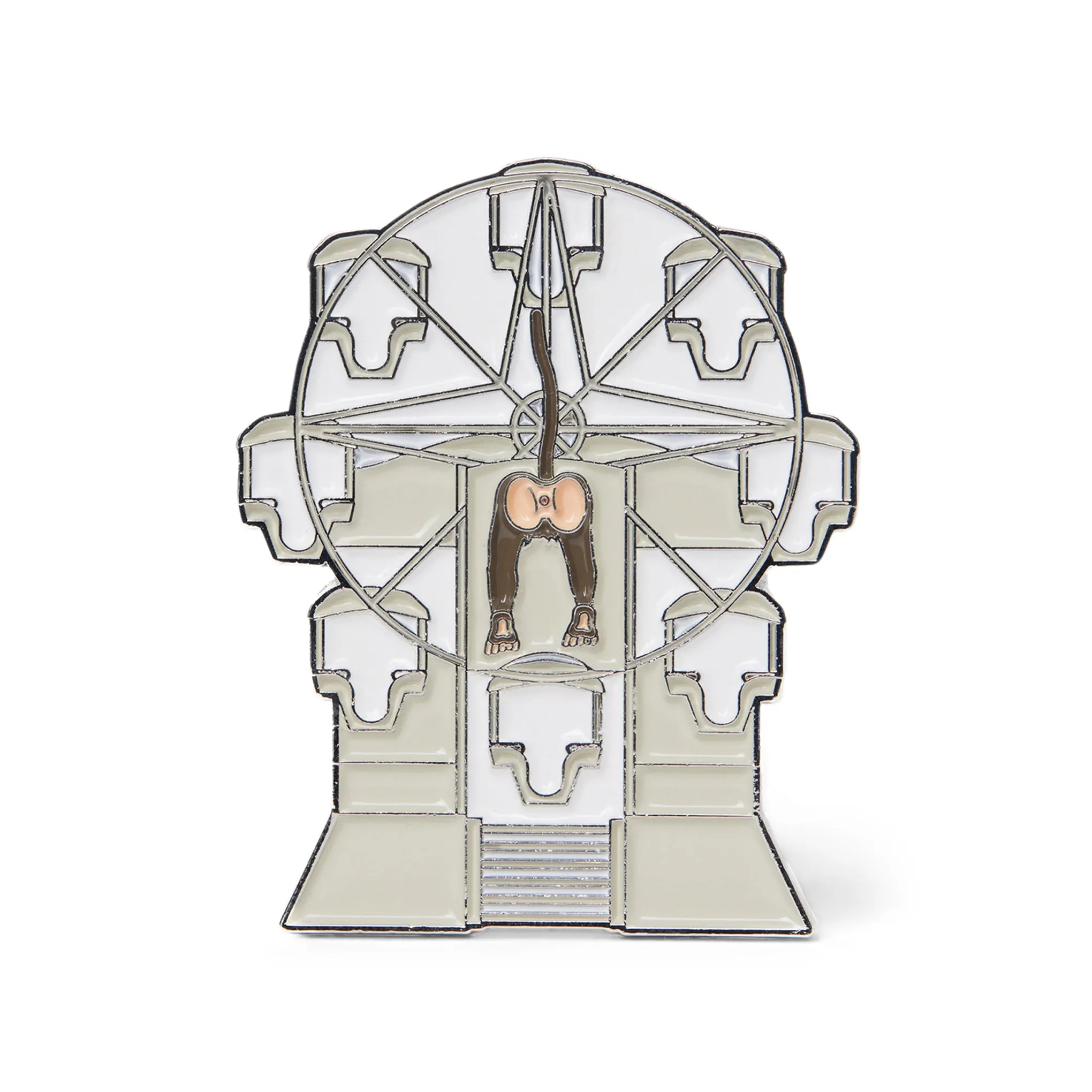 Luna Luna Jean-Michel Basquiat Ferris Wheel Pin sold by Moma