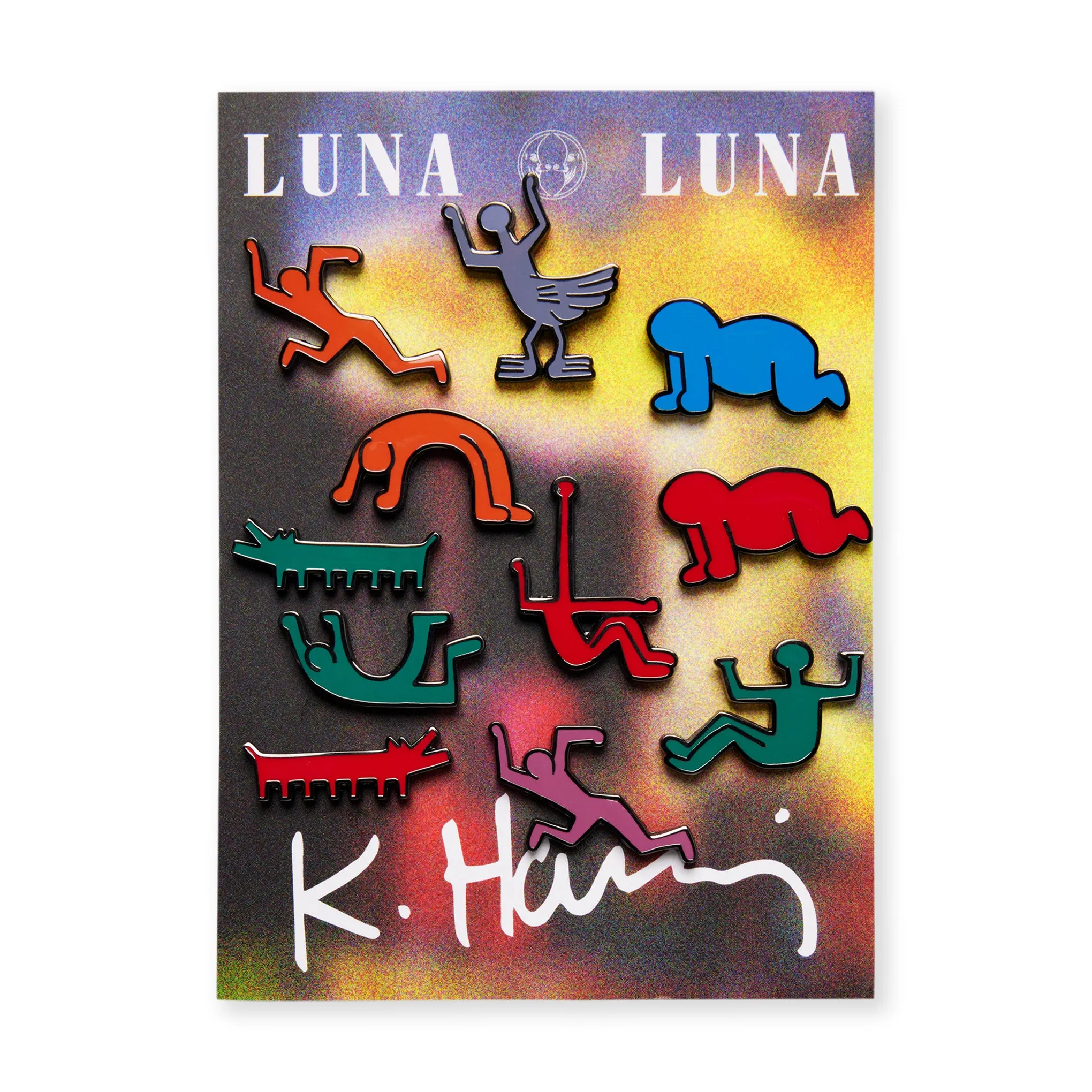 Luna Luna Keith Haring Carousel Enamel Pins - Set of 11 sold by Moma product image thumbnail 5