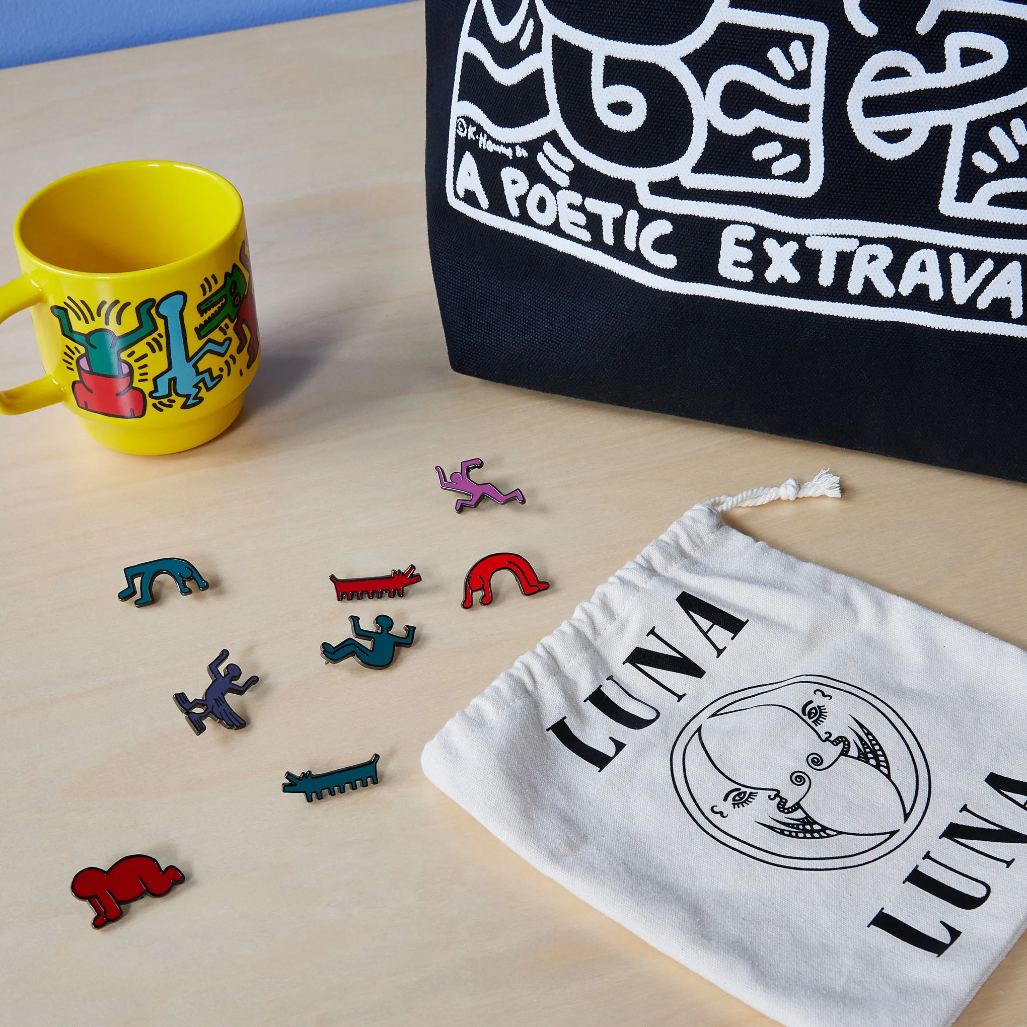 Luna Luna Keith Haring Carousel Enamel Pins - Set of 11 sold by Moma product image thumbnail 2