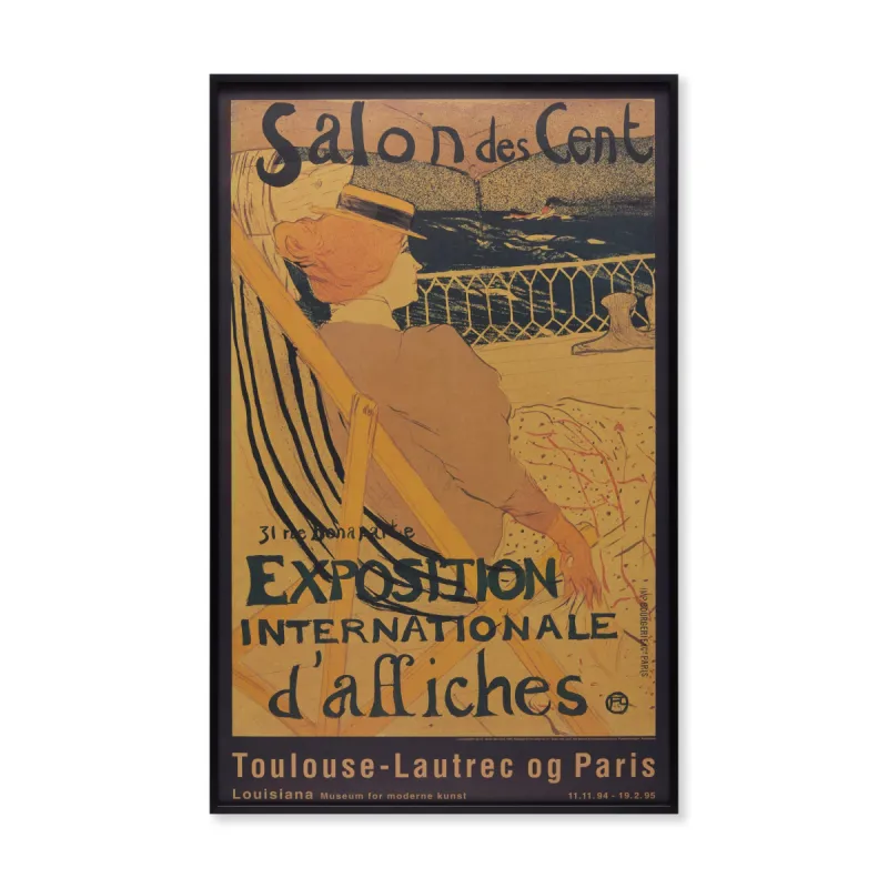 Henri de Toulouse-Lautrec Salon des Cent: Exposition International d'affiches Framed Poster sold by Moma