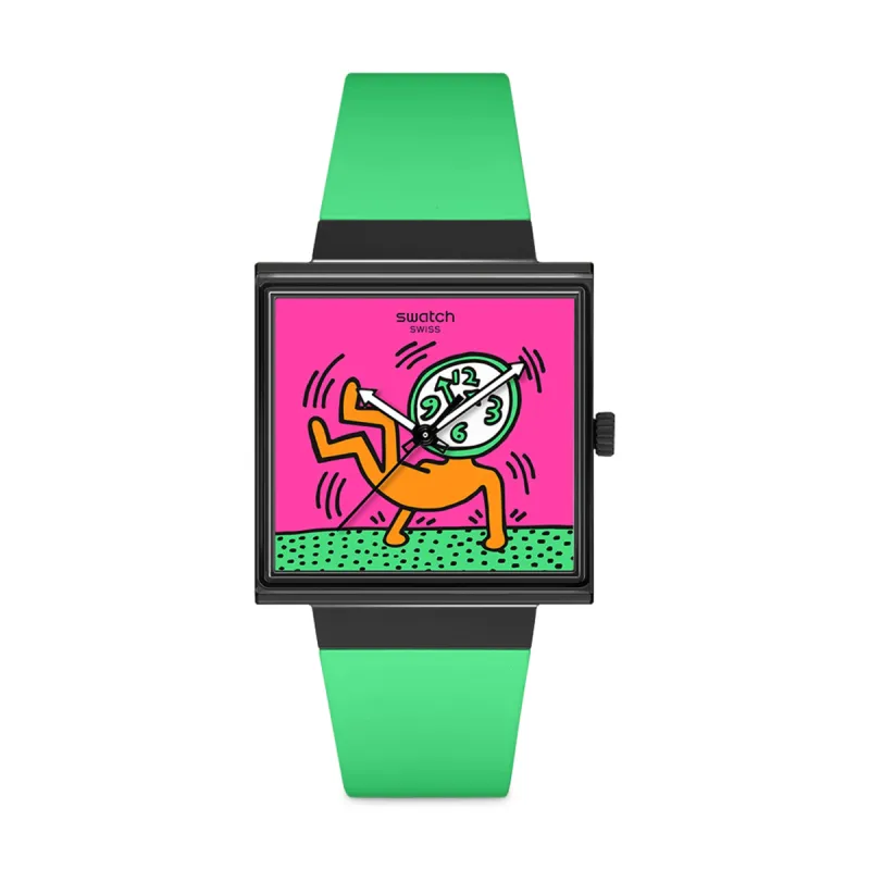 Swatch Keith Haring Breaks Off Watch sold by Moma