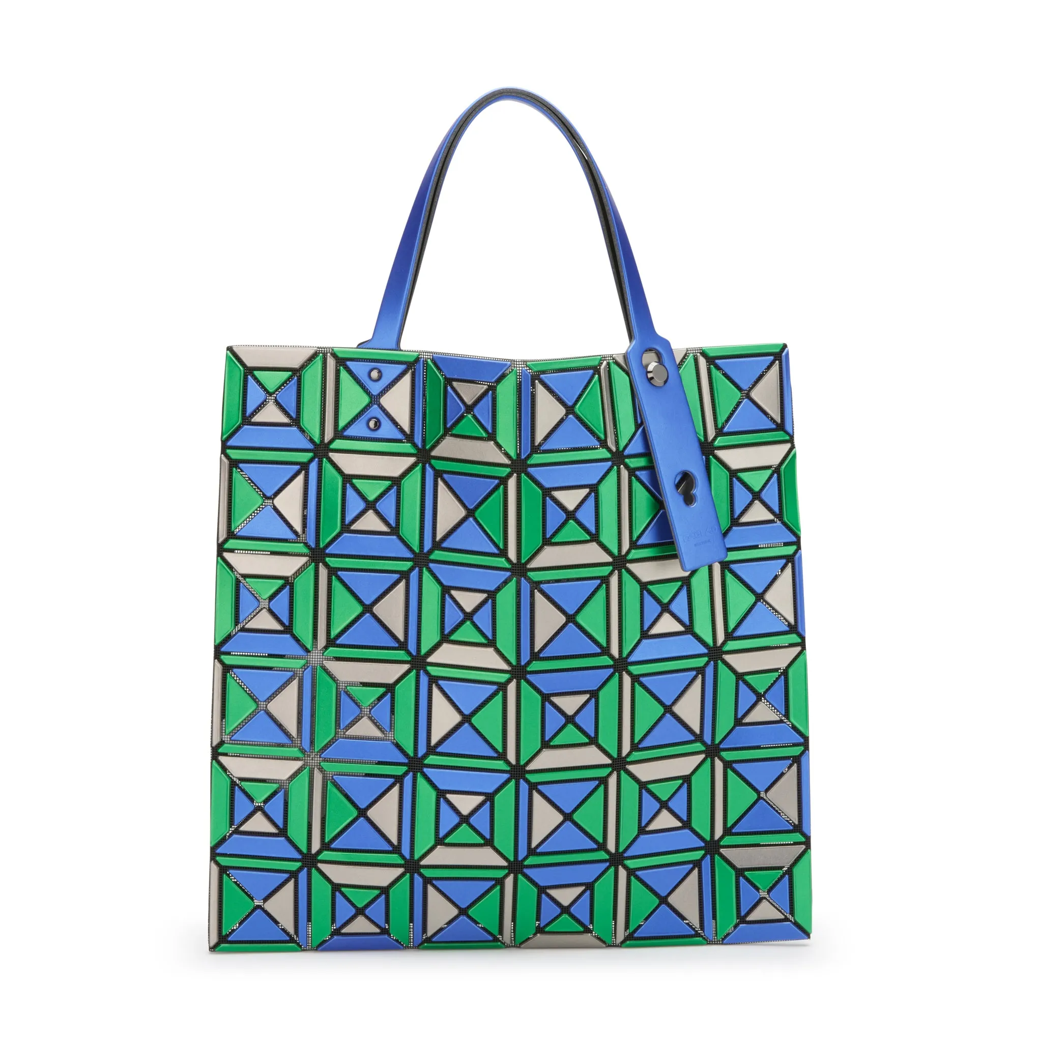 BAO BAO ISSEY MIYAKE Ensemble Tote Bag - Blue Mix sold by Moma
