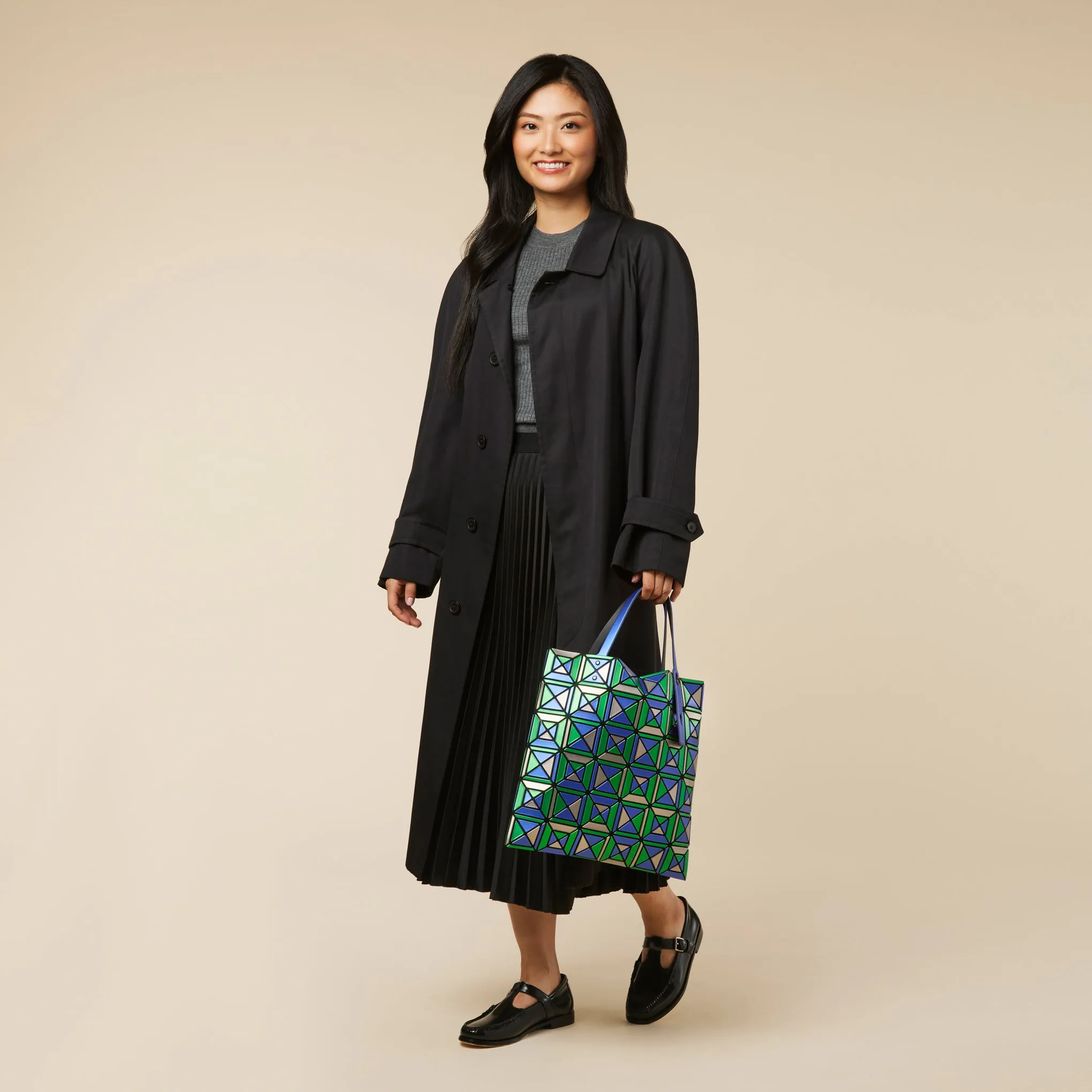 BAO BAO ISSEY MIYAKE Ensemble Tote Bag - Blue Mix sold by Moma product image thumbnail 2