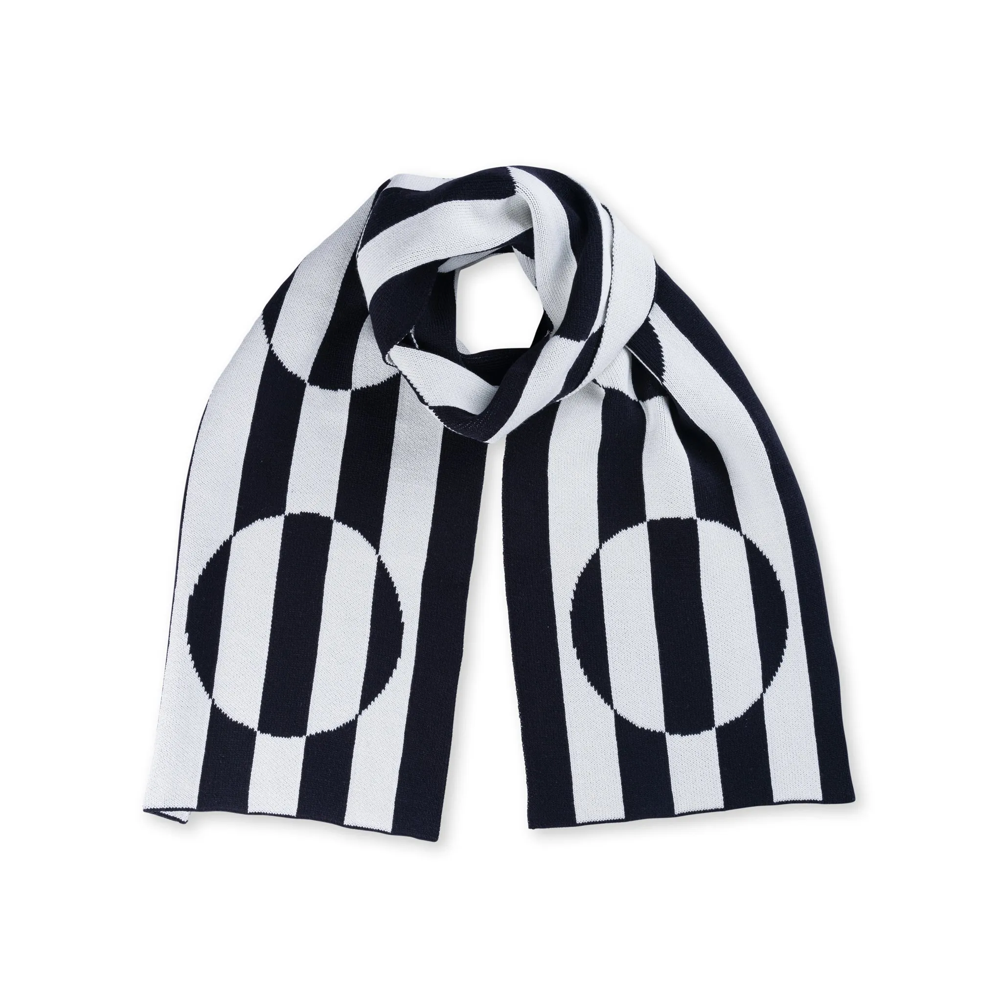 Verloop Oversized Contrast Dot Scarf sold by Moma