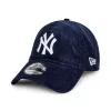 MoMA NY Yankees 9TWENTY Corduroy Adjustable Baseball Cap - Midnight Navy sold by Moma
