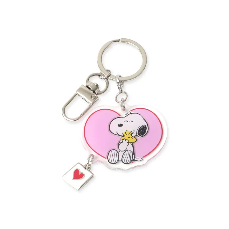 Snoopy Valentine Enamel Key Ring sold by Moma