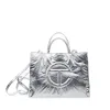 Telfar Tyvek Shopping Bag - Silver sold by Moma