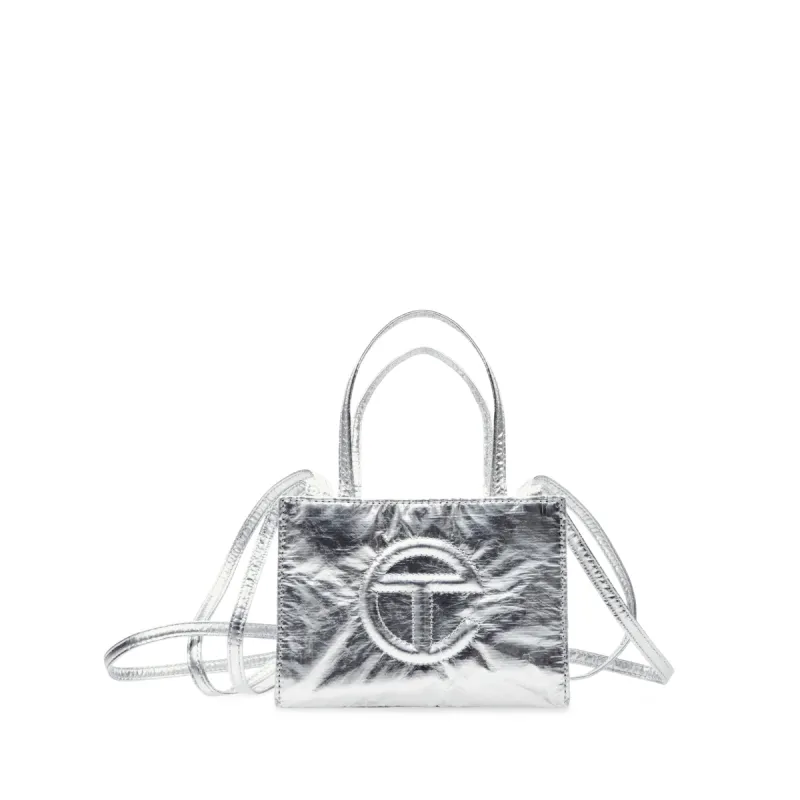 Telfar Tyvek Shopping Bag - Silver sold by Moma