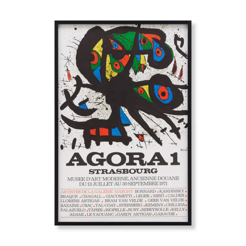 Joan Miró Agora 1 Framed Print made by Moma