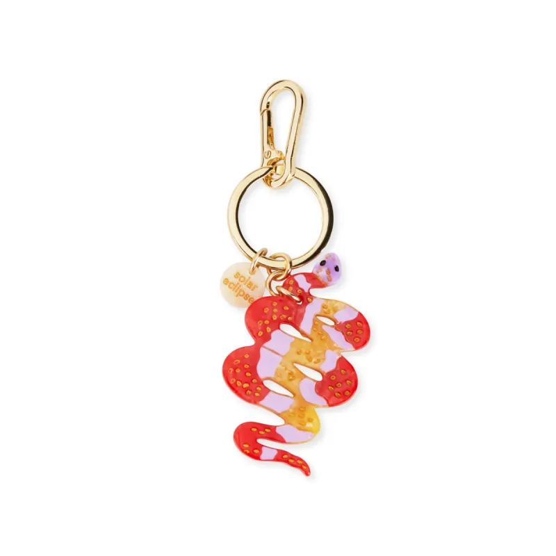Solar Eclipse Keyring Bag Charm - Snake sold by Moma