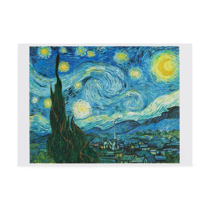 Vincent van Gogh The Starry Night Artist Cards - Set of 8 made by Moma