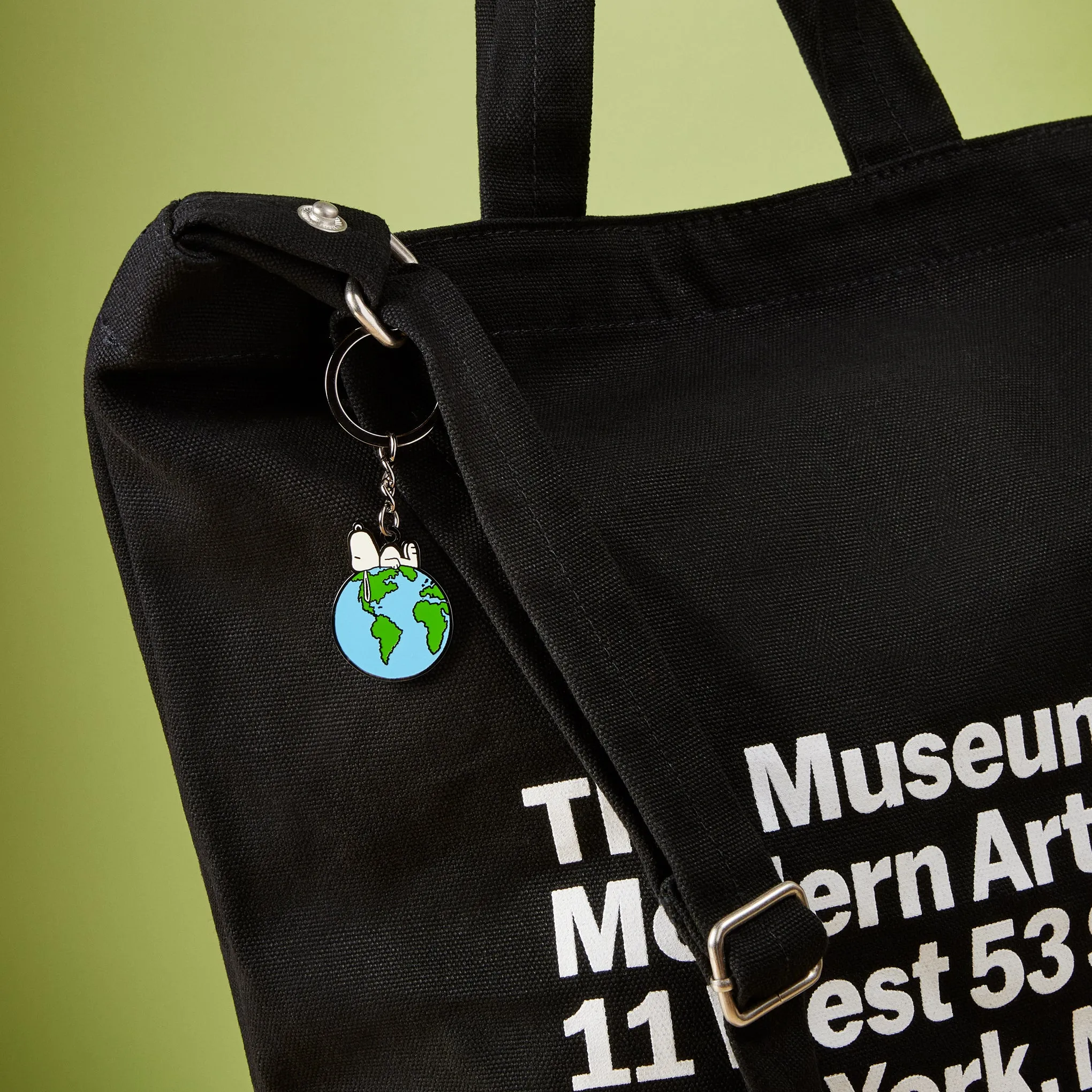 Snoopy Earth Enamel Keyring sold by Moma product image thumbnail 2