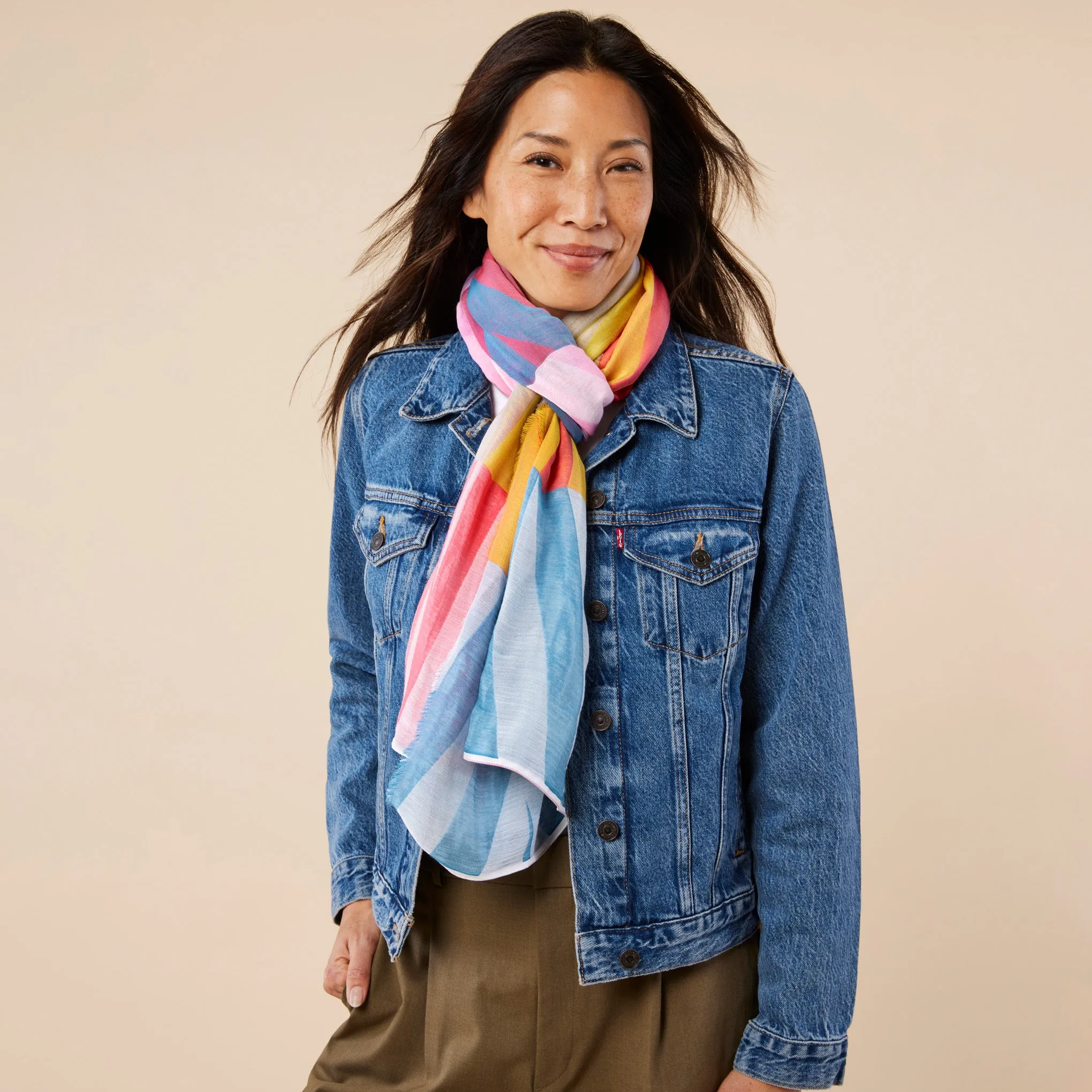 Traits Frioul Cotton & Silk Scarf sold by Moma product image thumbnail 4