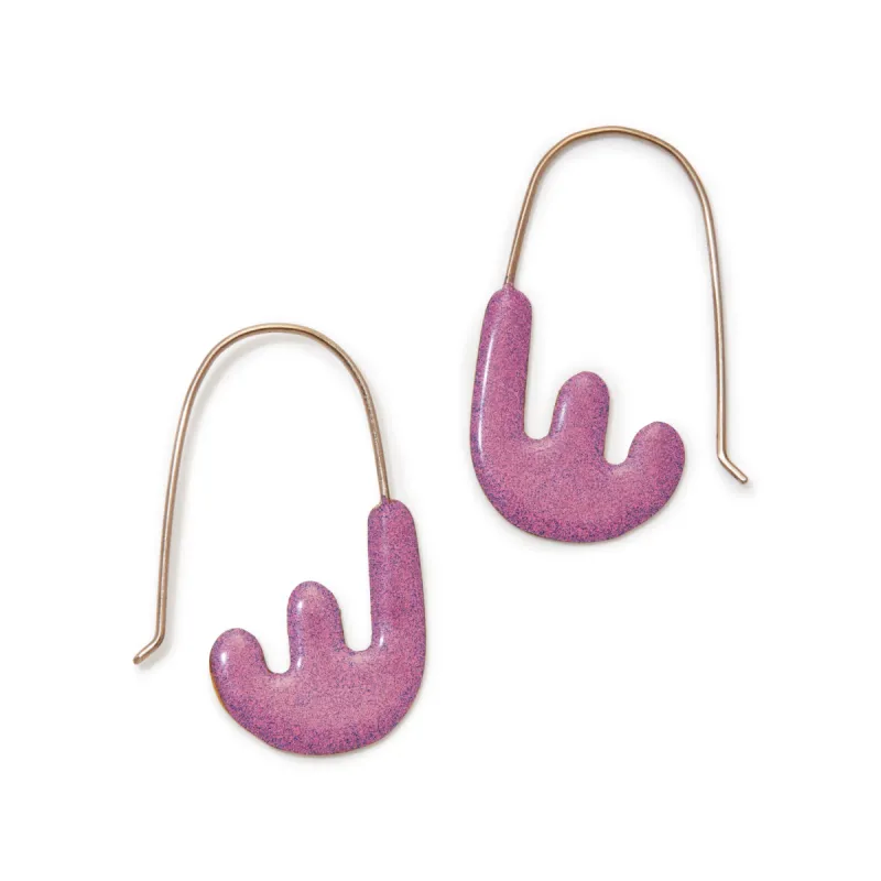 Sibilia M Wire Hoop Earrings made by Moma