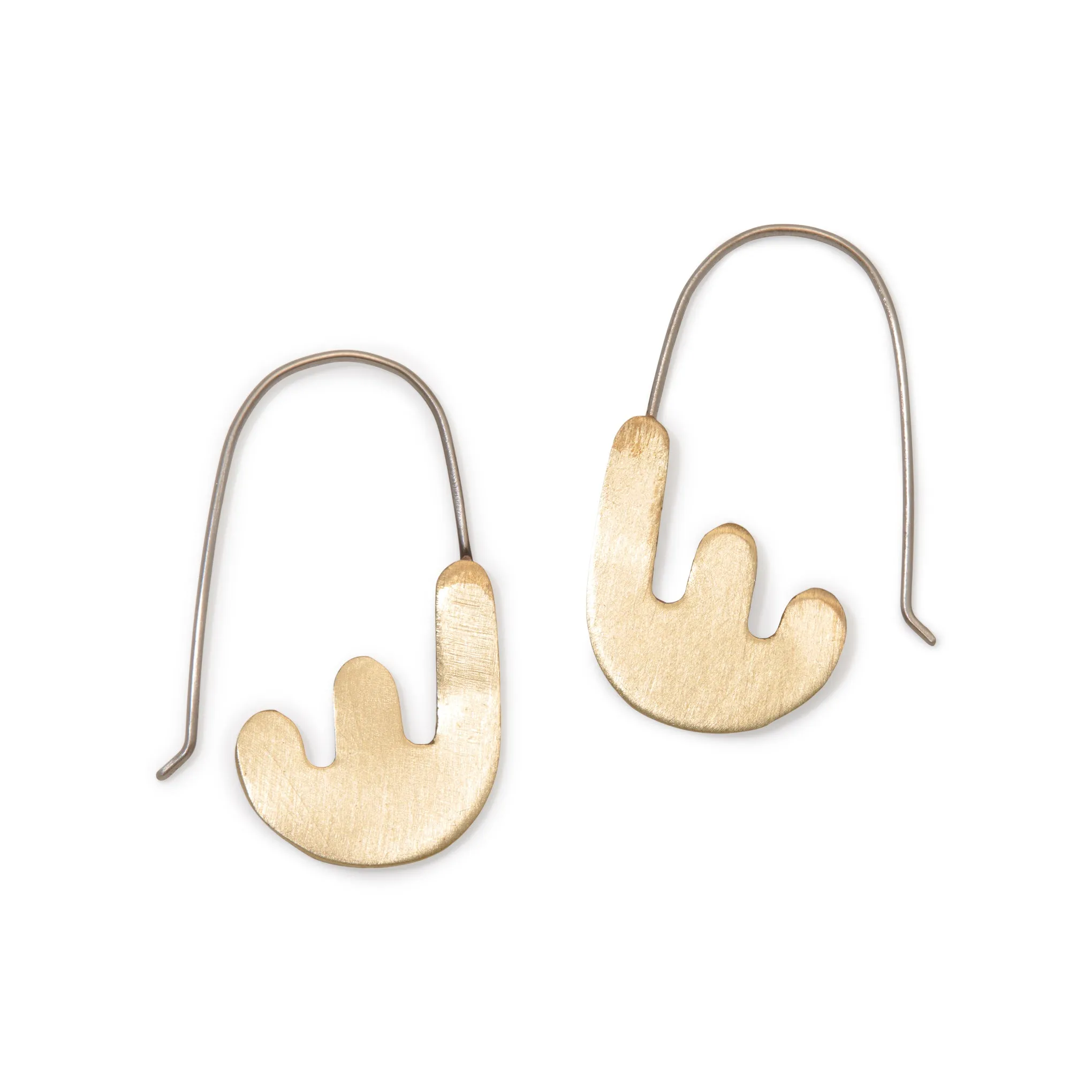 Sibilia M Wire Hoop Earrings sold by Moma product image thumbnail 3