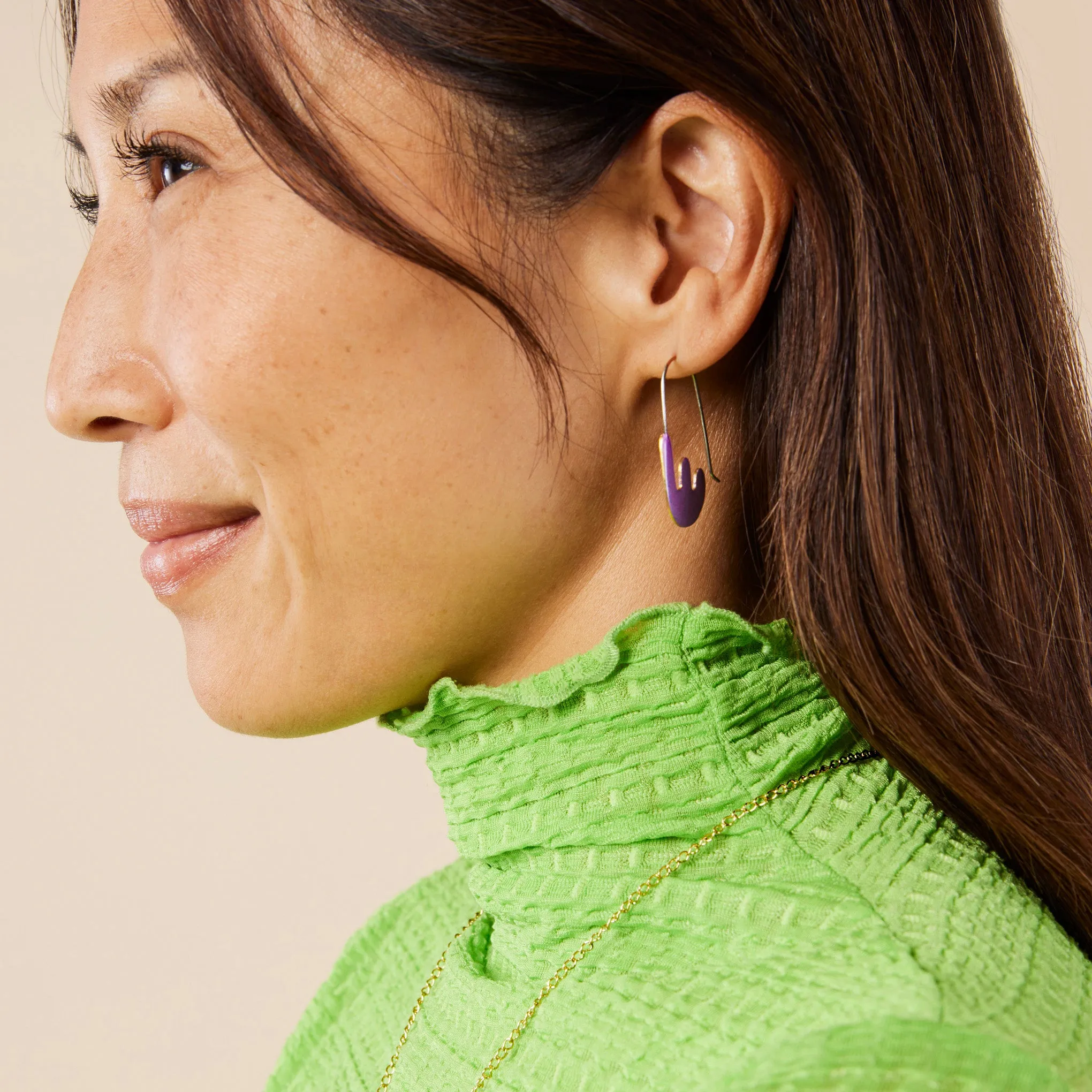 Sibilia M Wire Hoop Earrings sold by Moma product image thumbnail 2