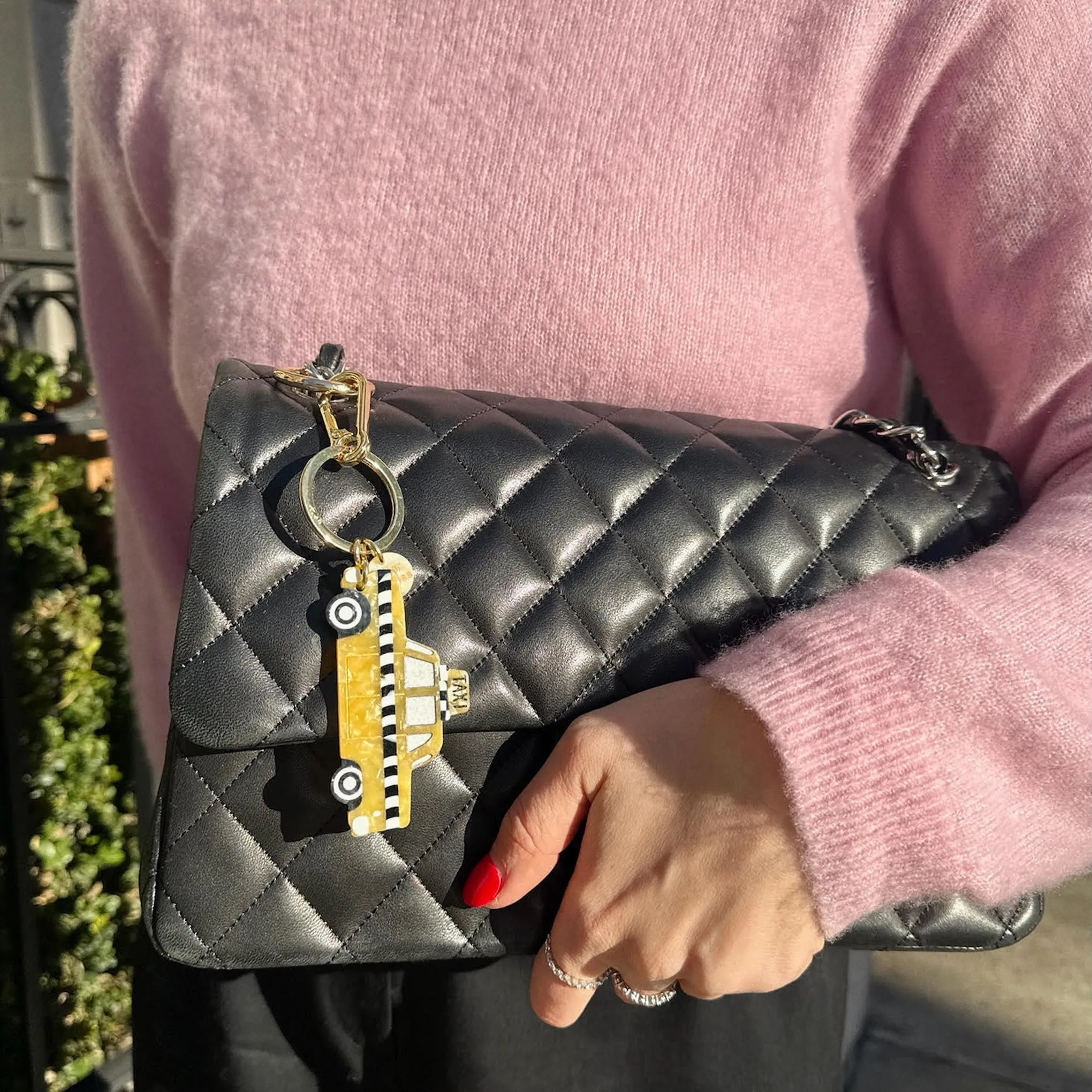 Solar Eclipse Keyring Bag Charm - Taxi sold by Moma product image thumbnail 2