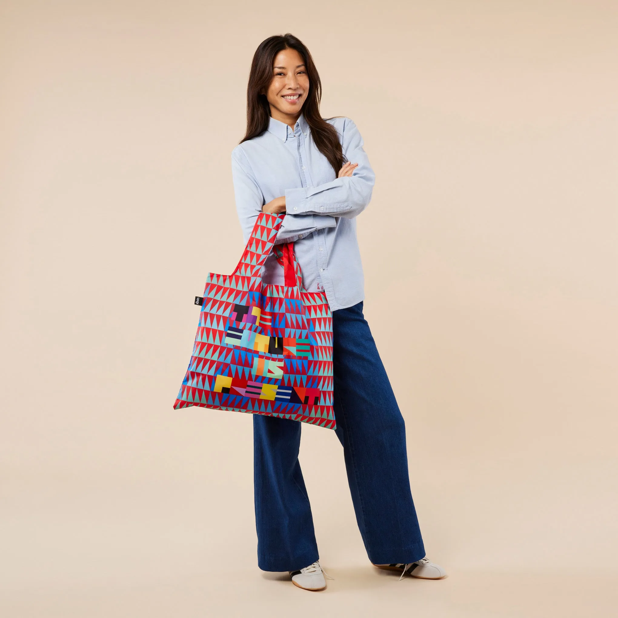 Jeffrey Gibson Recycled Polyester Tote Bag - The Future is Present sold by Moma product image thumbnail 5