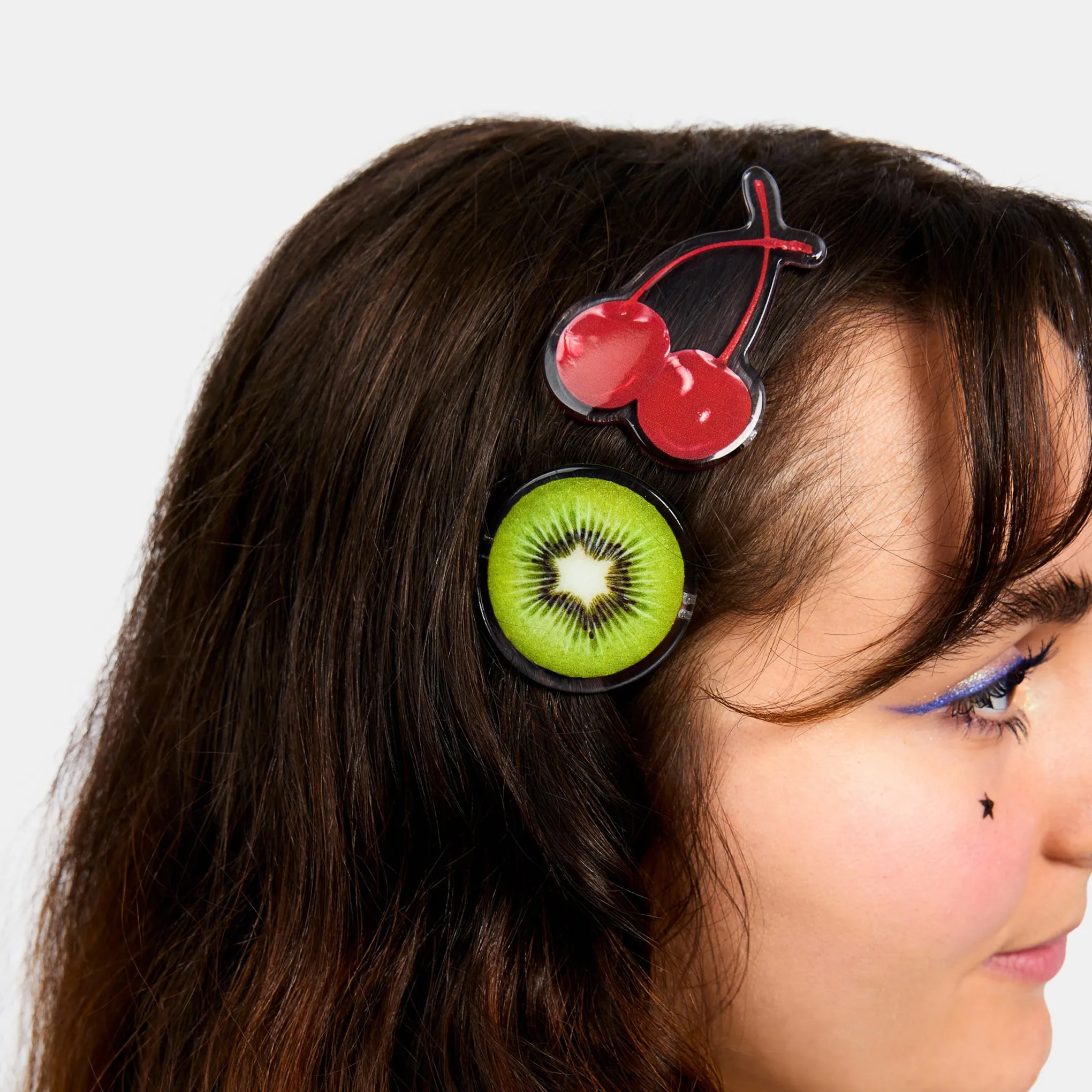 Chunks Fruit Salad Hair Clips - Set of 3 sold by Moma product image thumbnail 4