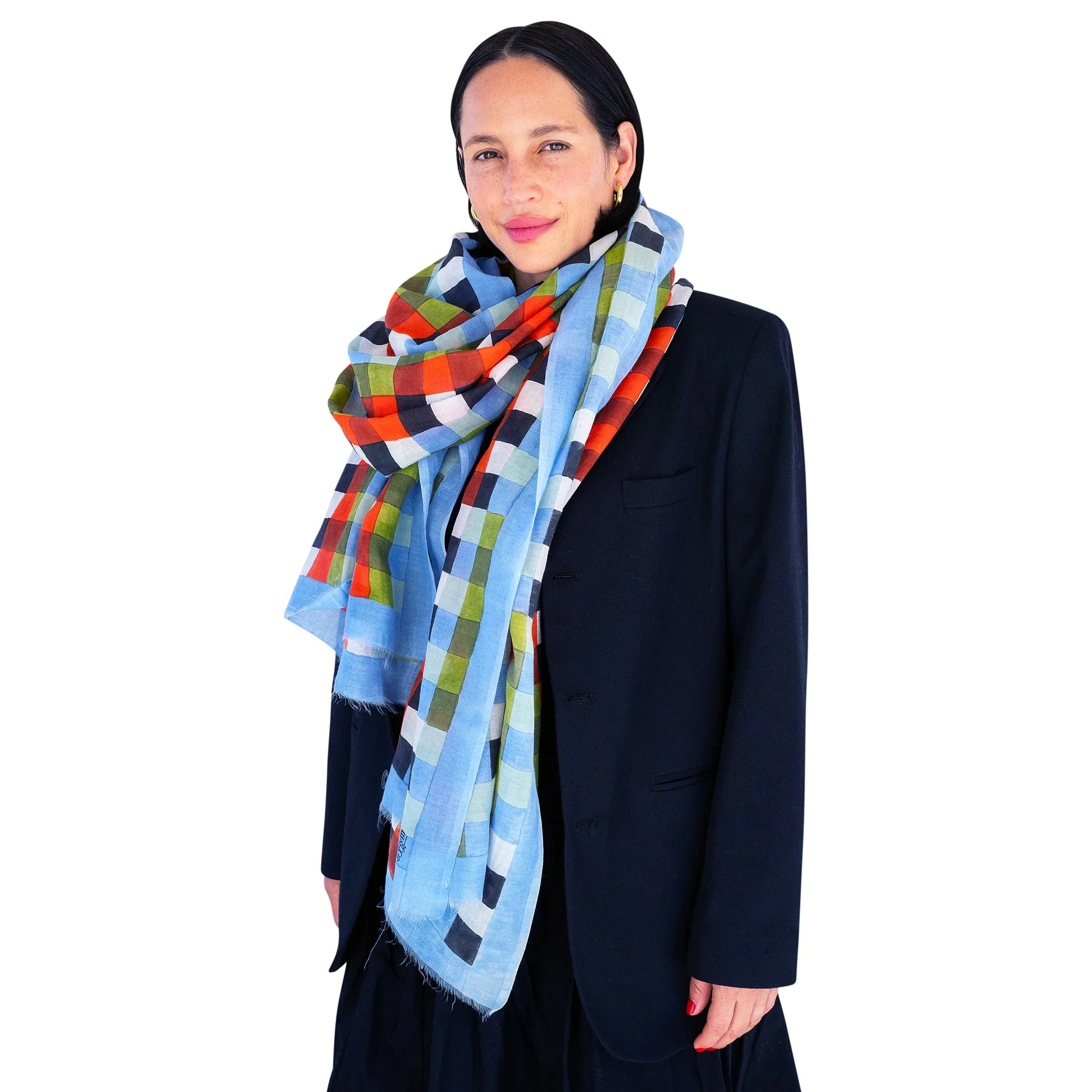 Block Shop Primary Split Bars Long Scarf sold by Moma product image thumbnail 5