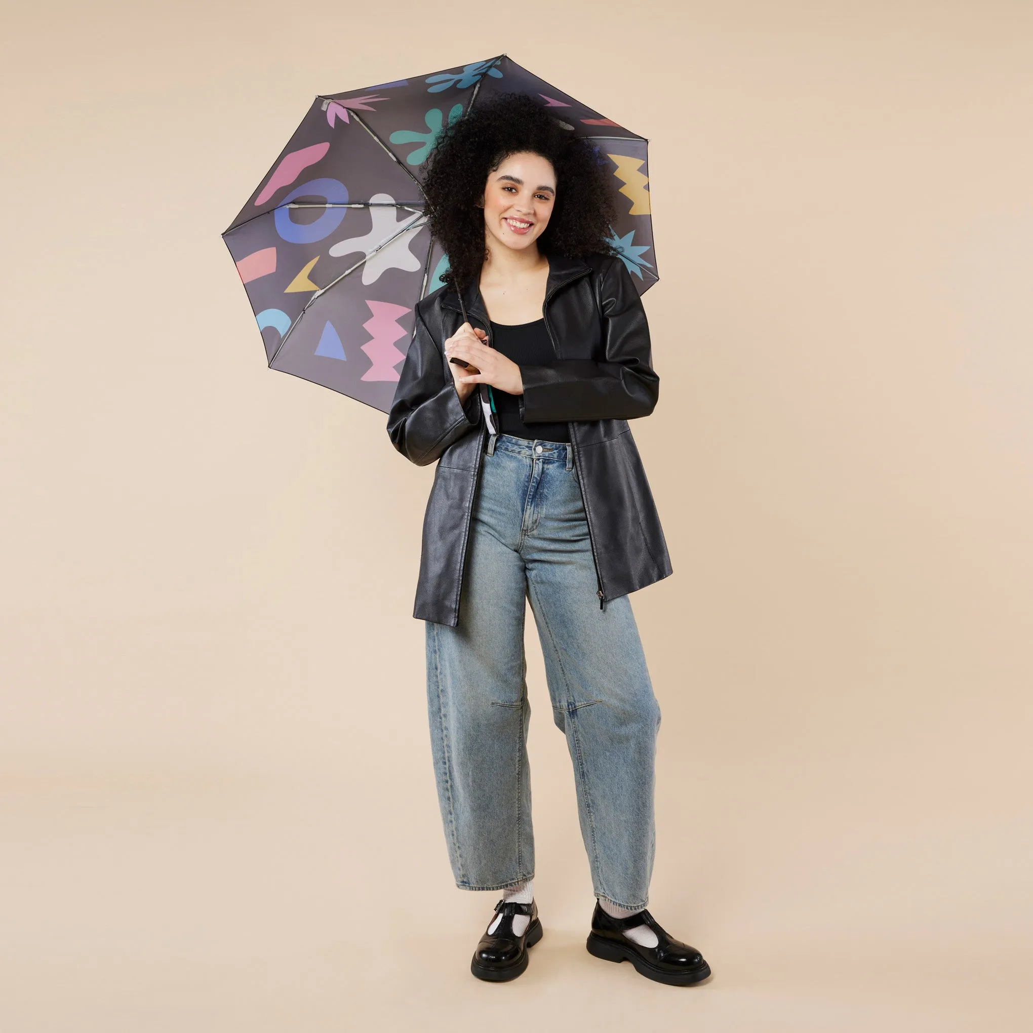 Original Duckhead Recycled Plastic Umbrella - Black/ Multi sold by Moma product image thumbnail 5