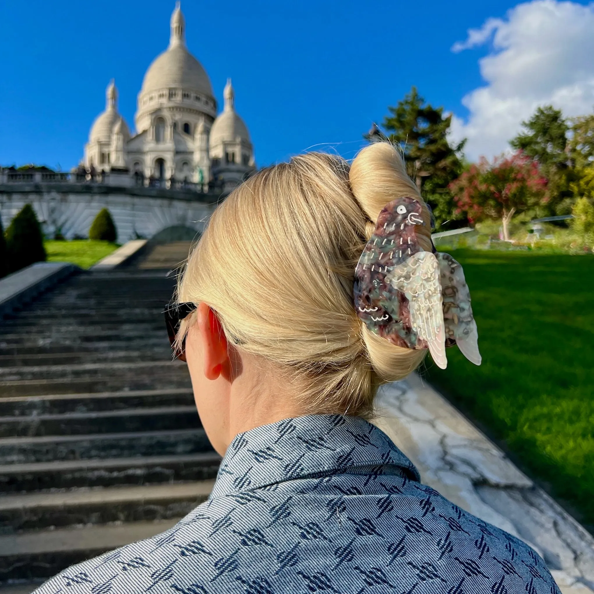 Solar Eclipse Hair Clip - Pigeon sold by Moma product image thumbnail 2
