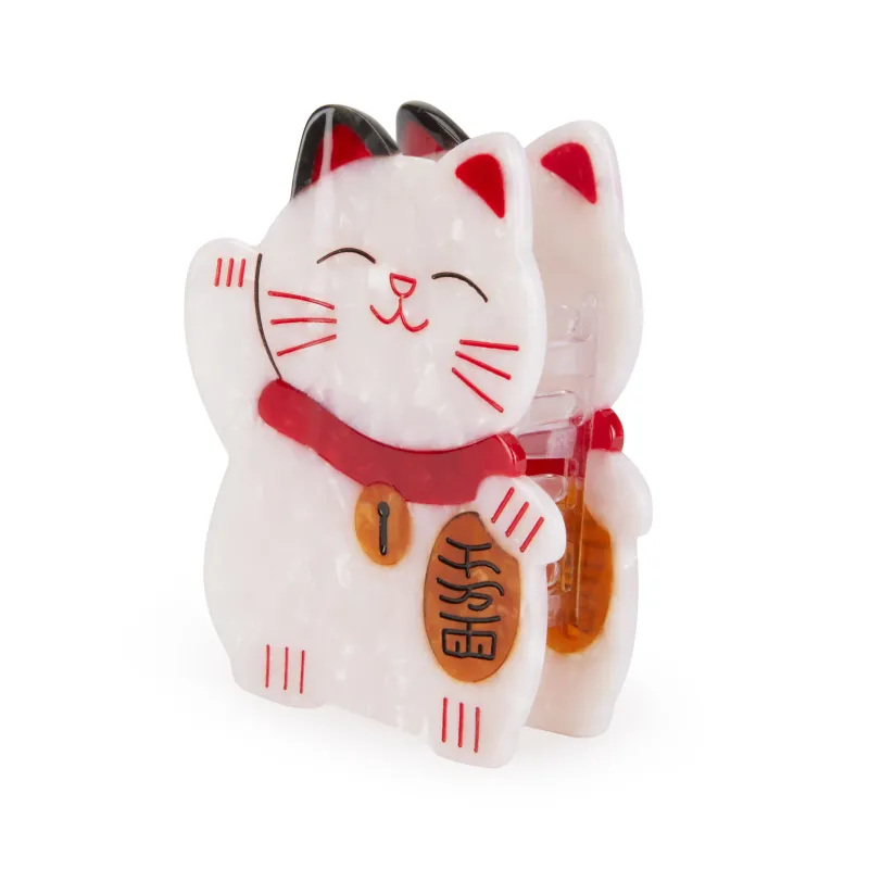 Solar Eclipse Hair Clip - Lucky Cat sold by Moma