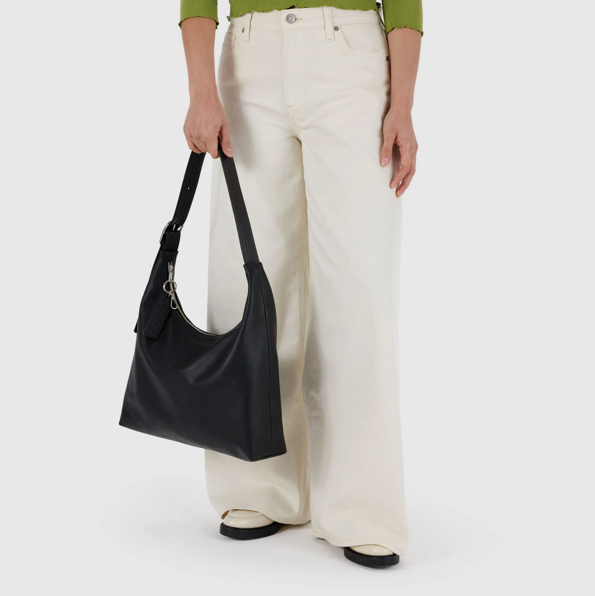 Baggu Recycled Leather Shoulder Bag - Black sold by Moma product image thumbnail 3