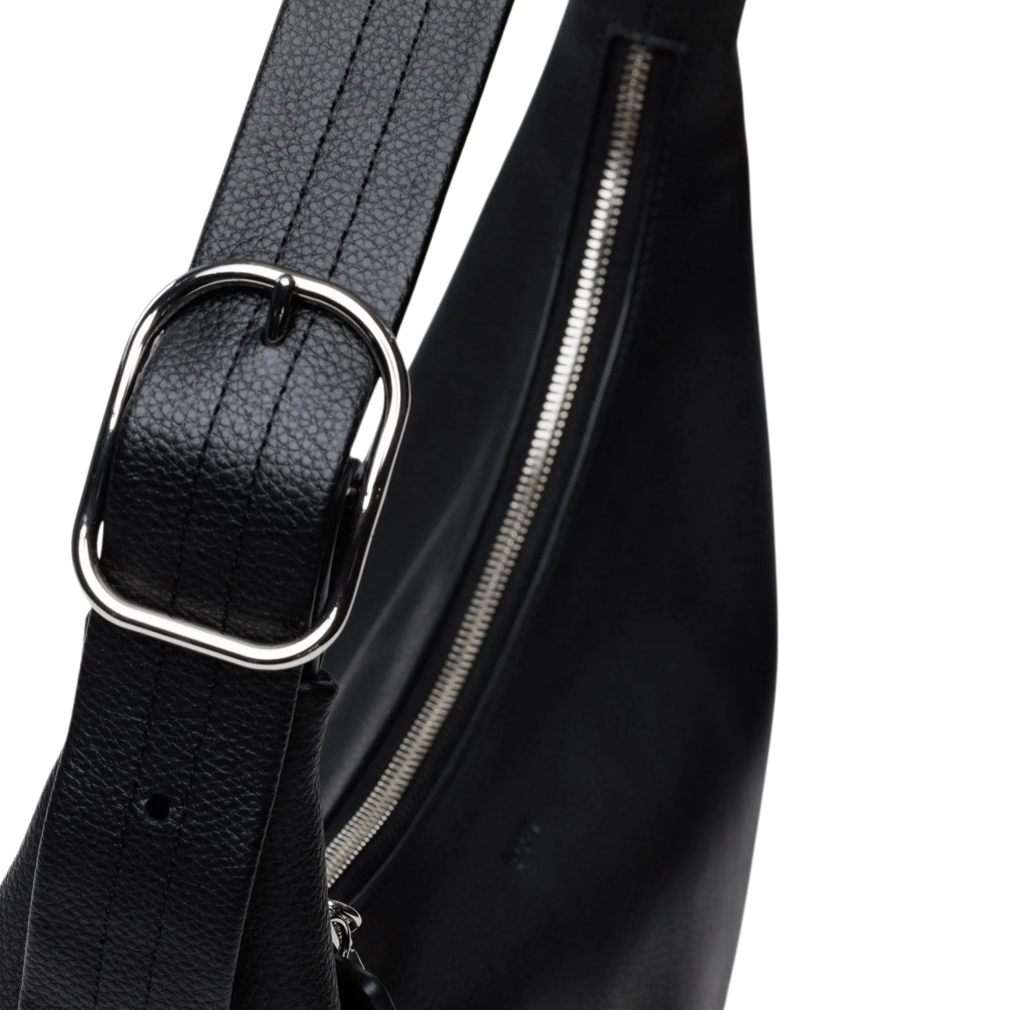 Baggu Recycled Leather Shoulder Bag - Black sold by Moma product image thumbnail 2
