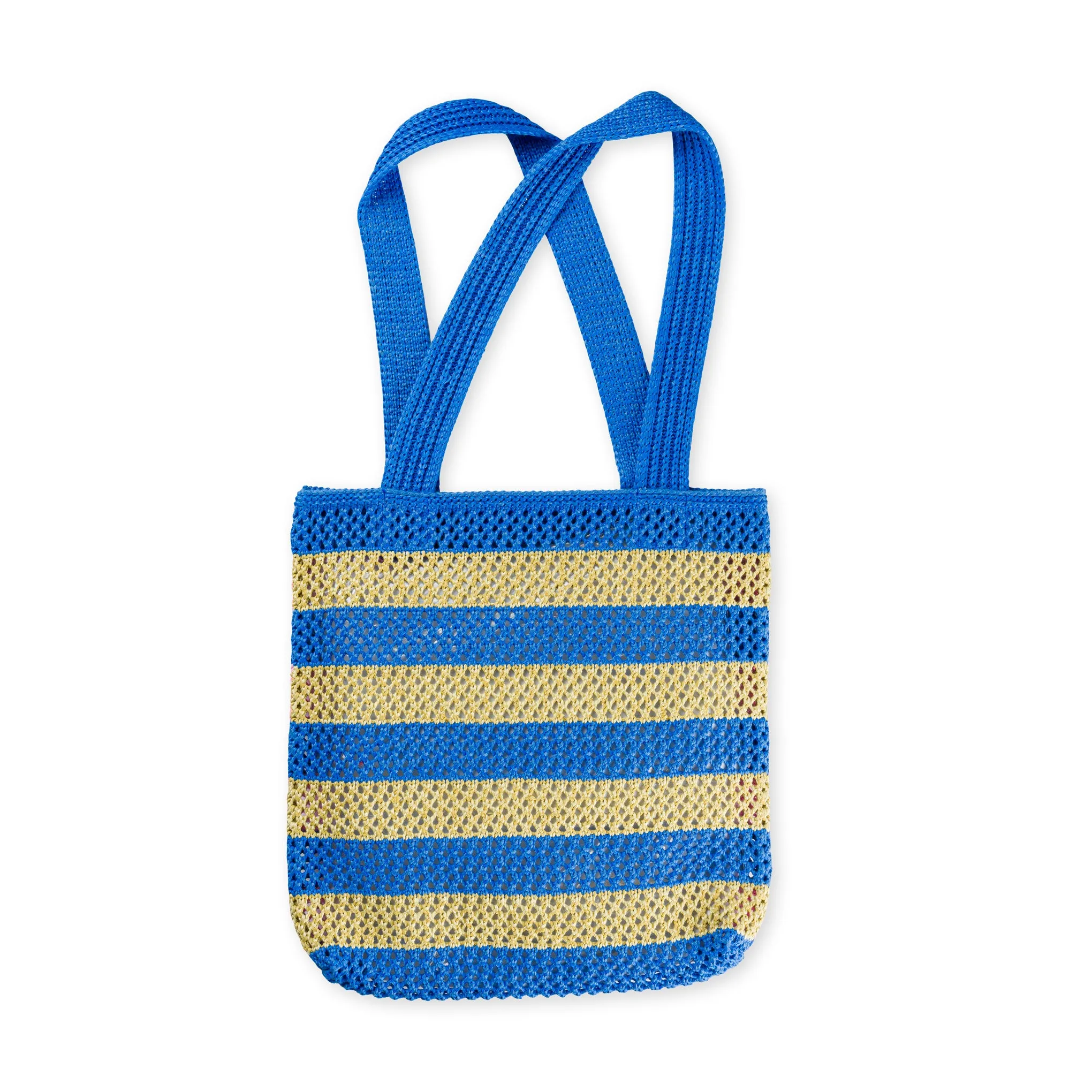 Verloop Striped Raffia Tote Bag sold by Moma
