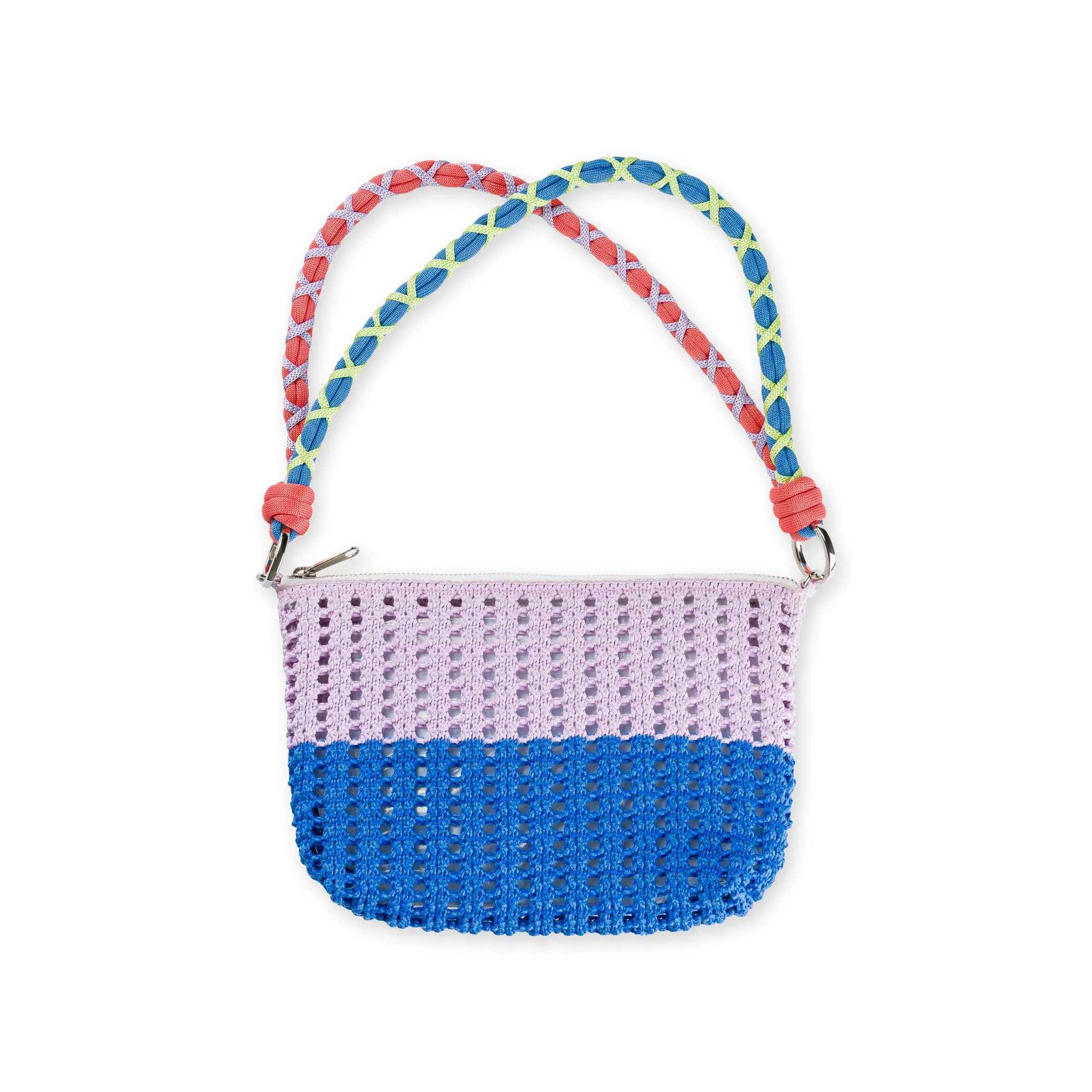 Verloop Striped Raffia Zip Handbag sold by Moma product image thumbnail 3