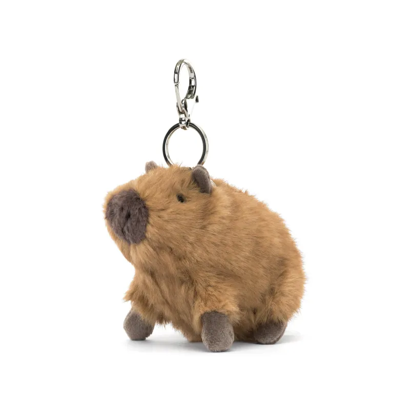 Jellycat Amuseables Animal Bag Charm - Clyde Capybara made by Moma