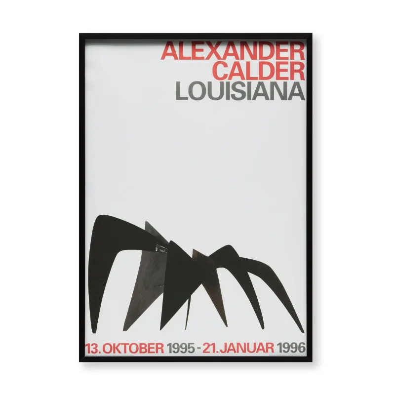 Alexander Calder Louisiana Museum 1995-1996 Framed Poster sold by Moma